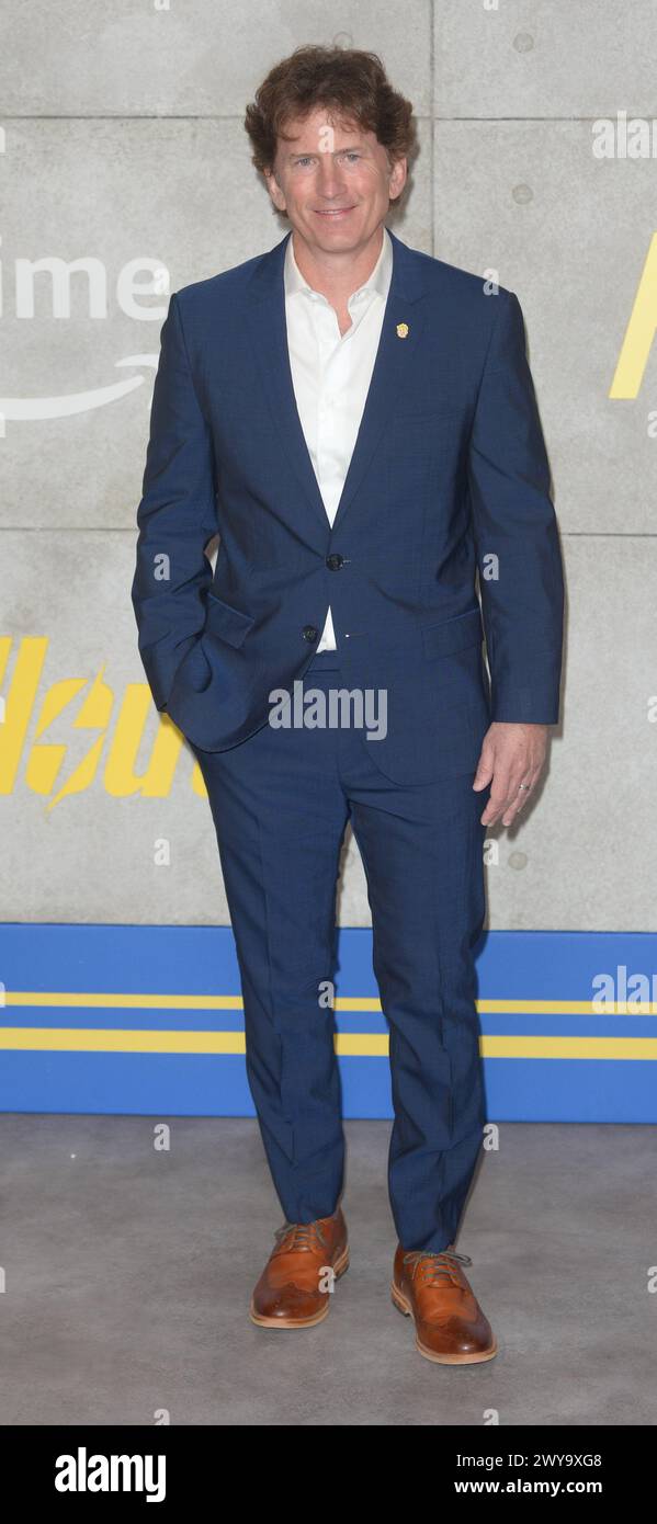 Foto muss notiert werden ©Alpha Press 078237 04/03/2024 Todd Howard bei der Fallout UK Special Screening in London. Stockfoto