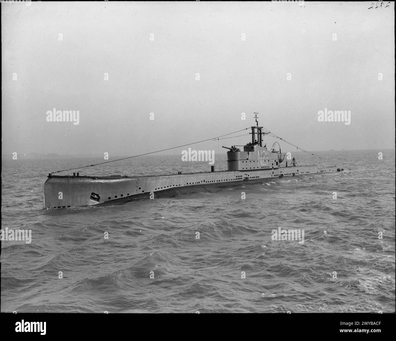 HMSM OBERON - auf dem Weg vor Spithead. Royal Navy, U-Boot-Klasse, Oberon Stockfoto