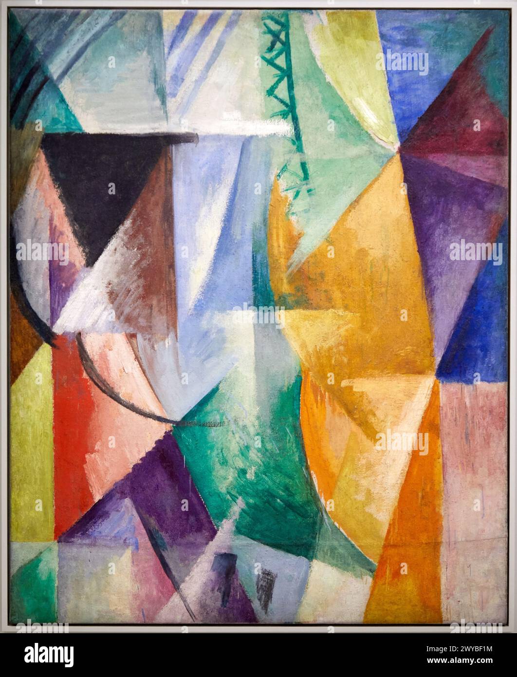 "Une fenêtre", 1912, Robert Delaunay, Centre Pompidou, Paris, Frankreich, Europa. Stockfoto