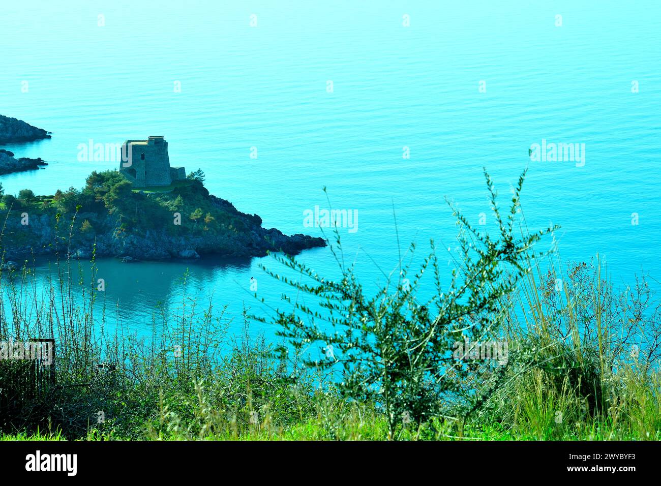 San Nicola Arcella (CS) Torre Crawford Stockfoto