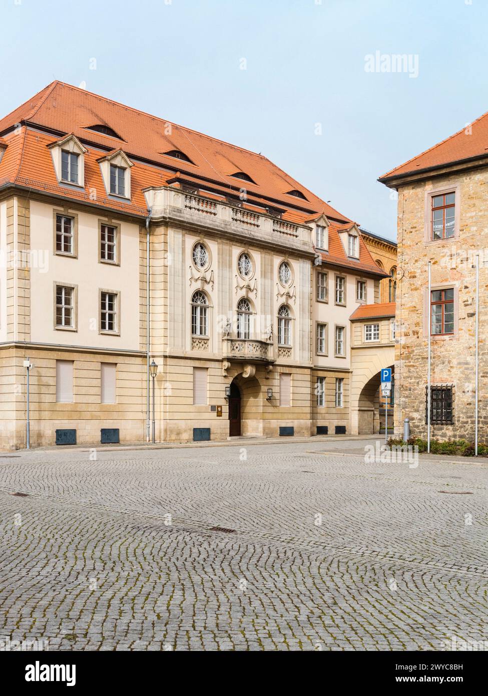 Merseburg Domplatz (Sachsen-Anhalt/Deutschland) Stockfoto