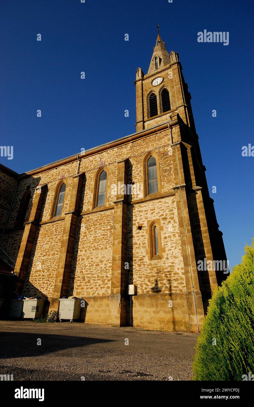 Kirche Primarette, Rhone-Alps, Frankreich Stockfoto