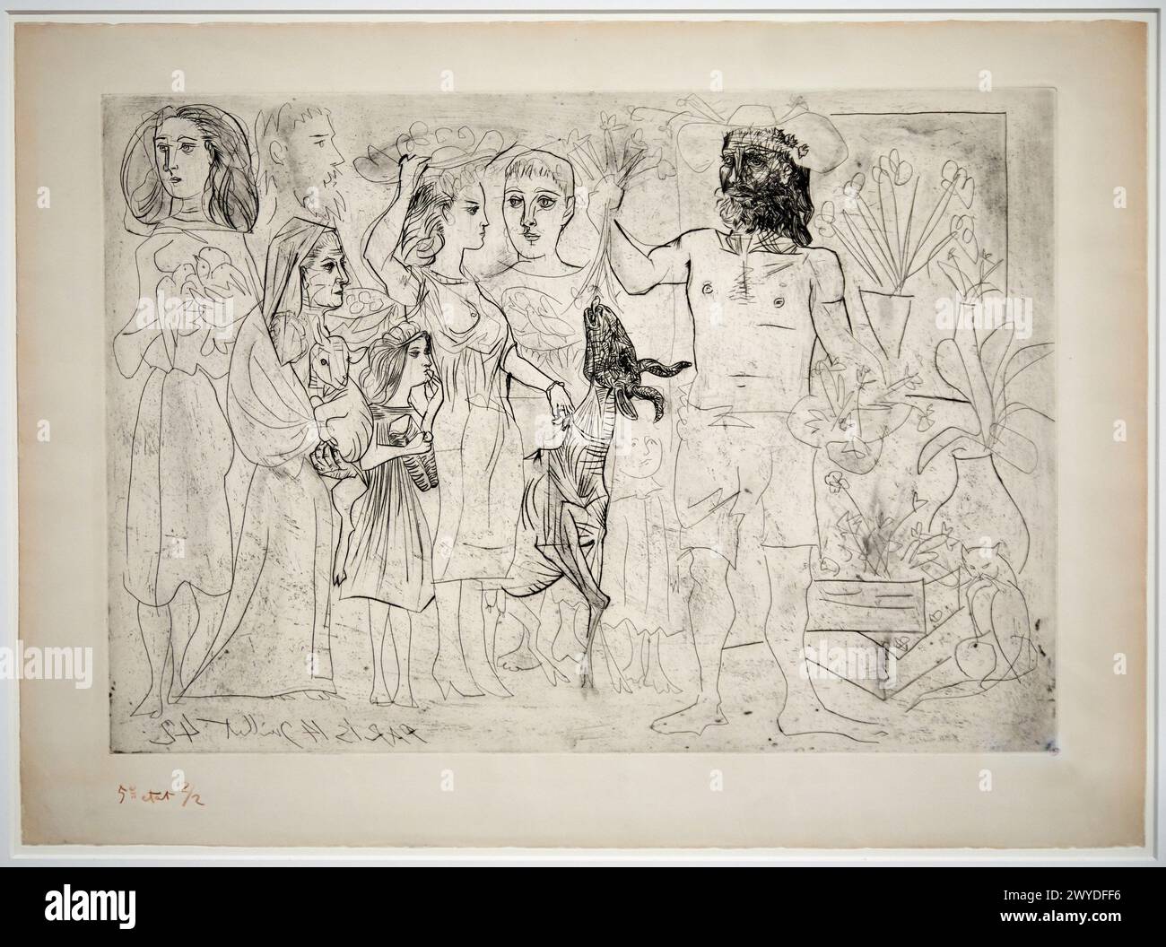 Paris, 14 Juillet 1942, 1942, Pablo Picasso, 1881-1973, Musée de lArmée, Paris, Frankreich. Stockfoto