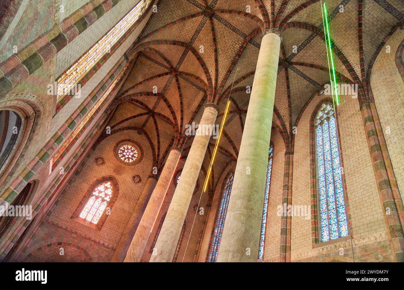 Couvent des Jacobins, Toulouse, Haute-Garonne, Occitanie, Frankreich, Europa. Stockfoto