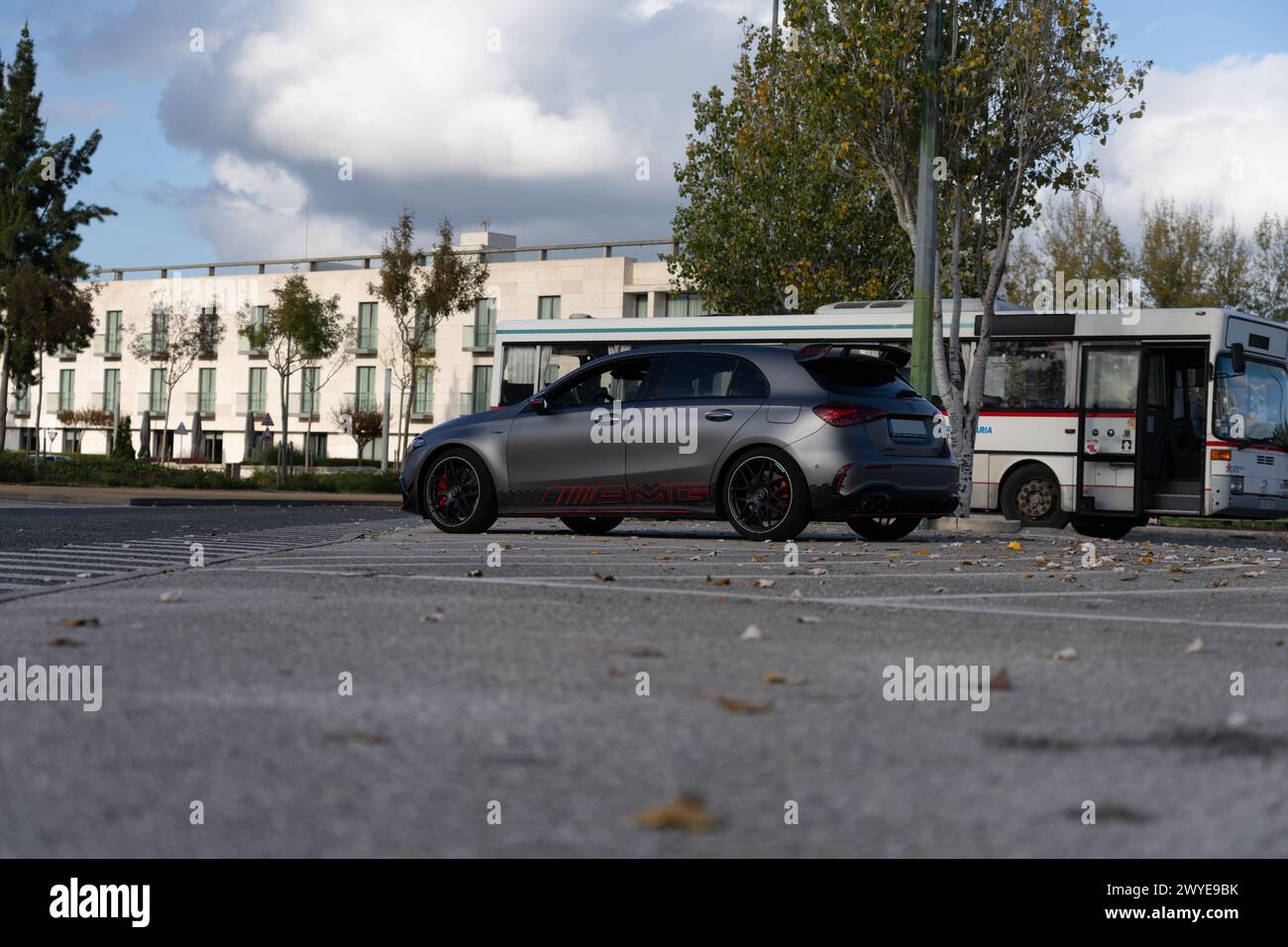 Mercedes-AMG A45 In dieser Besatz Street Style Edition. Stockfoto