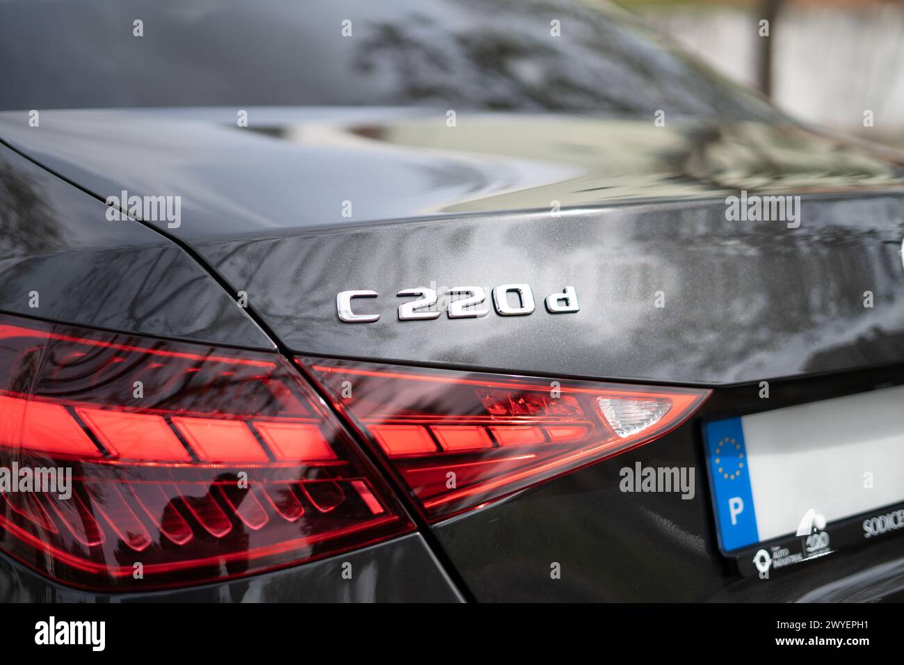 Mercedes C-Klasse. Das Familienauto von Mercedes Stockfoto
