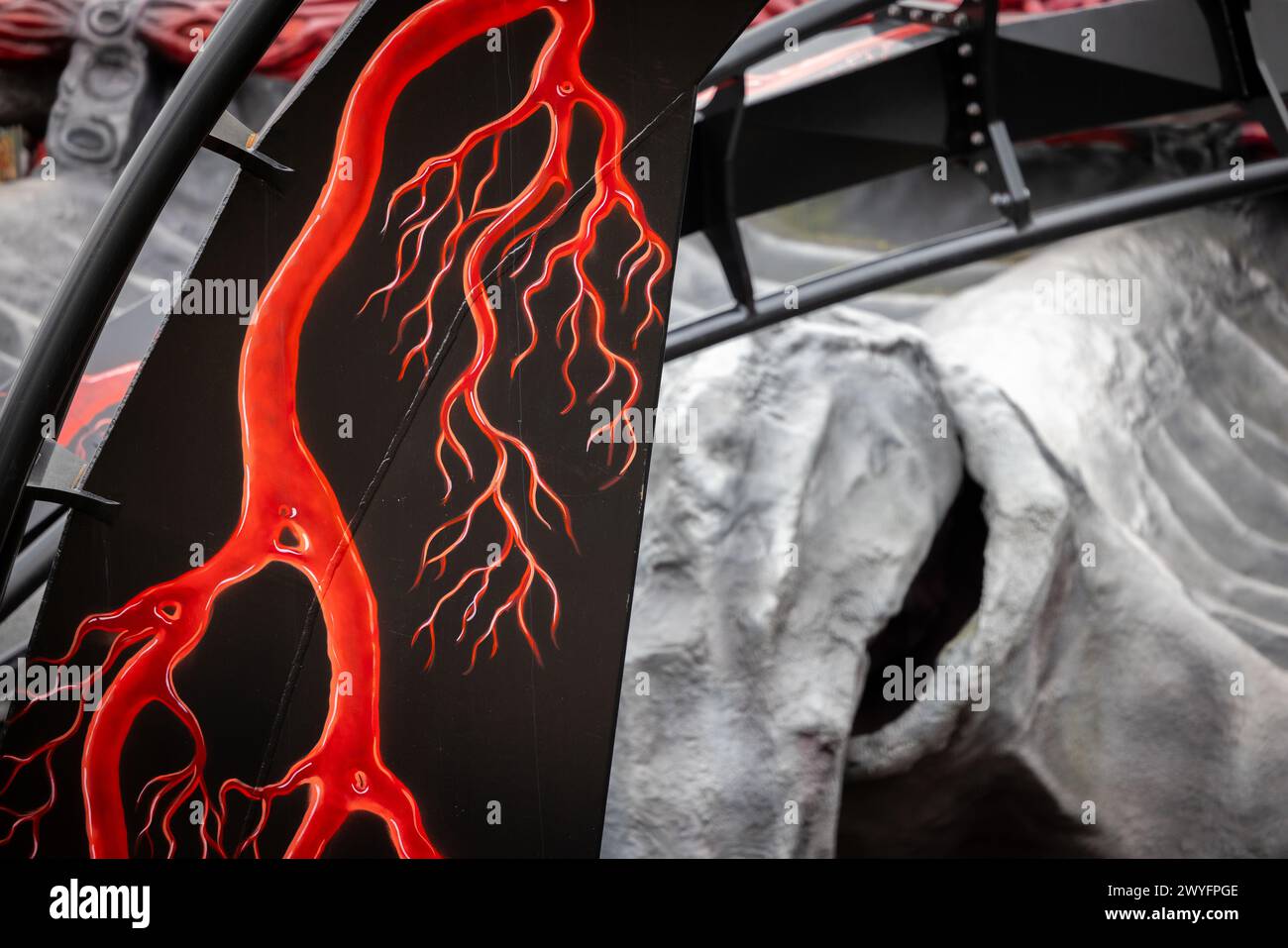 Nemesis, Alton Towers 2024 Stockfoto