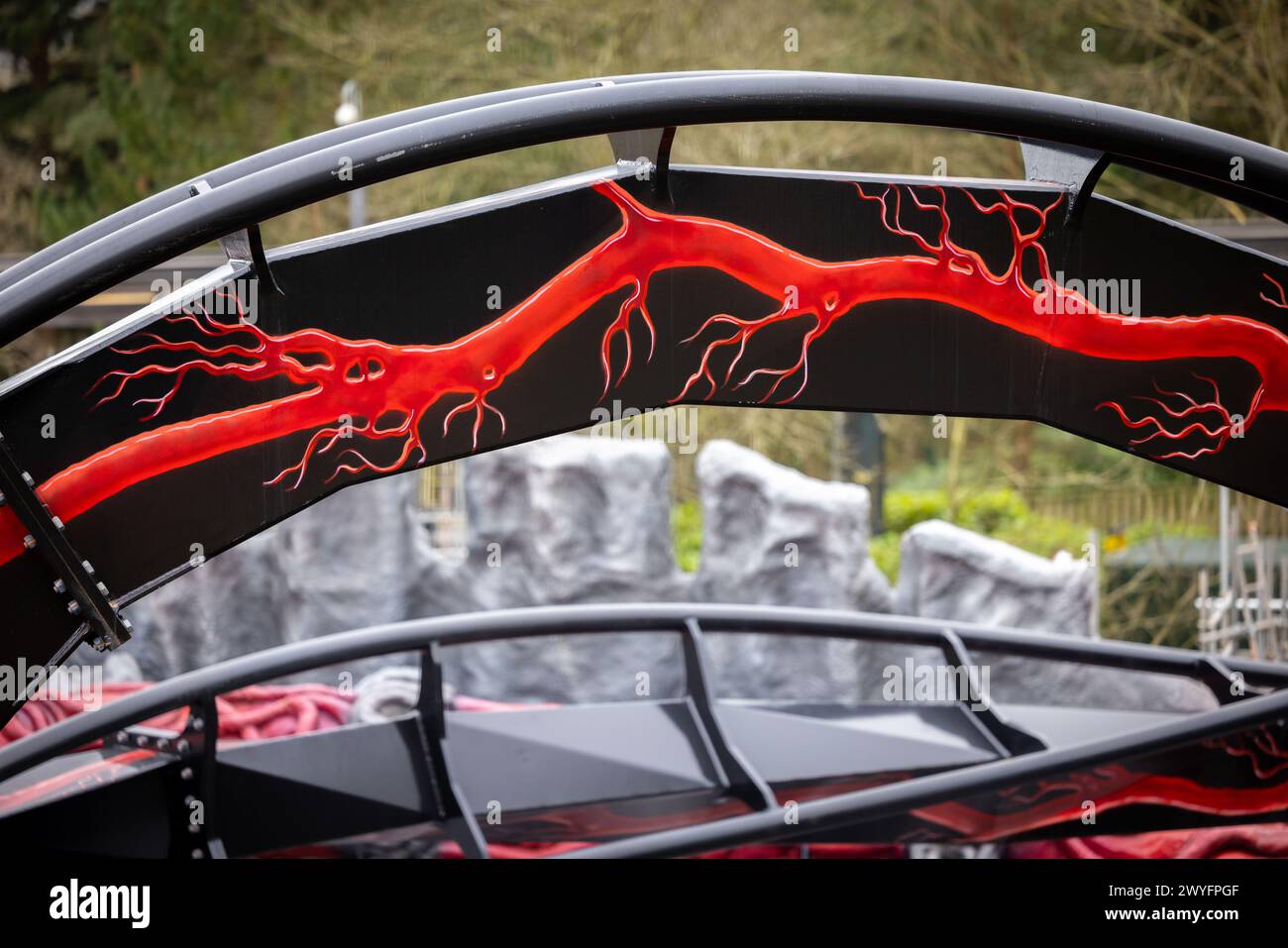 Nemesis, Alton Towers 2024 Stockfoto