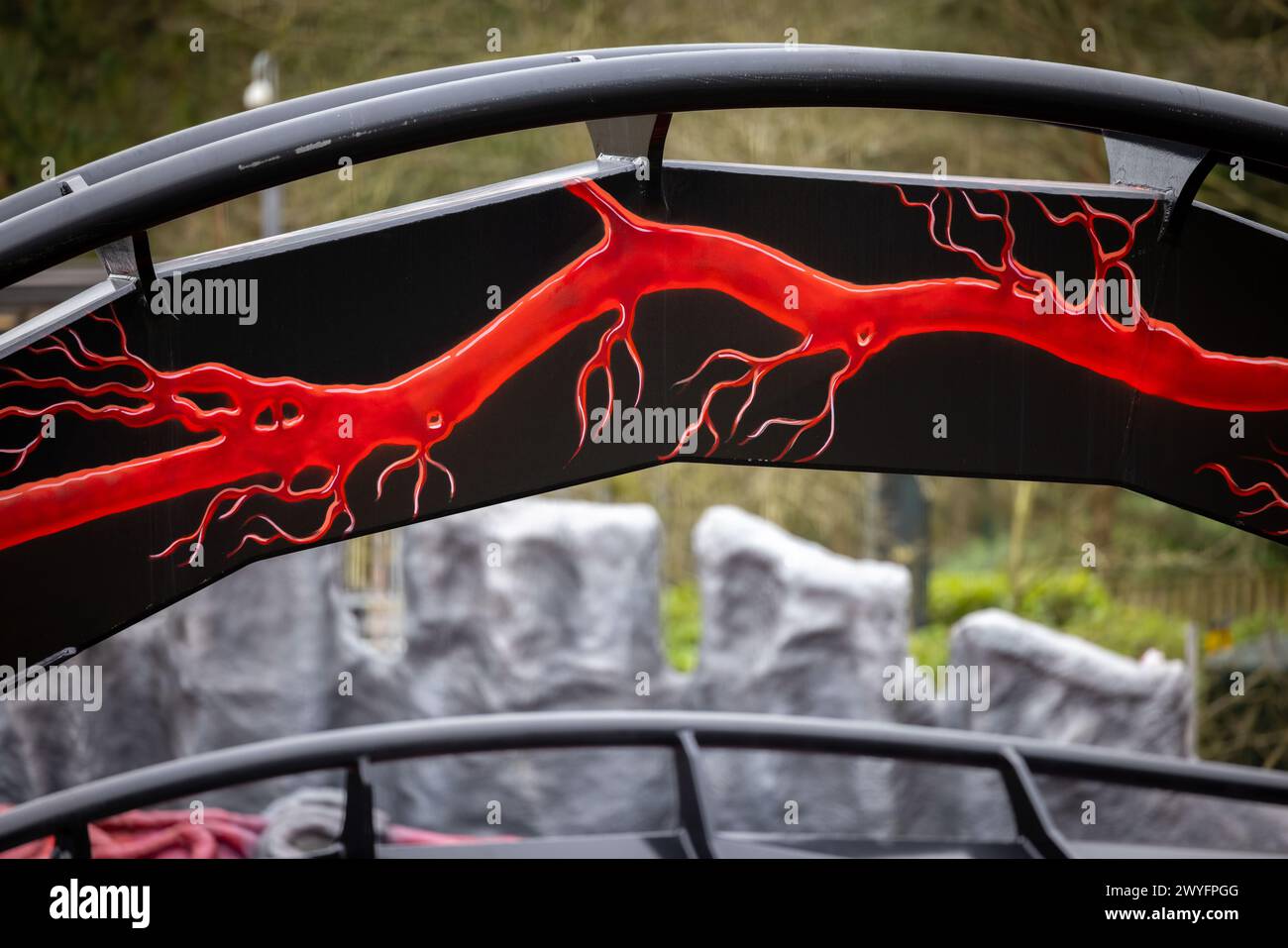 Nemesis, Alton Towers 2024 Stockfoto