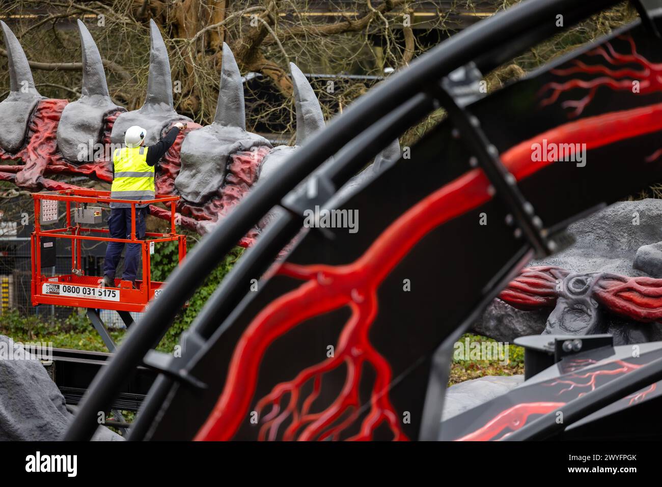 Nemesis, Alton Towers 2024 Stockfoto