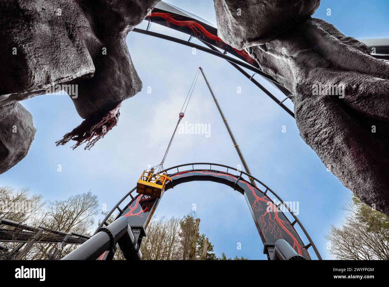 Nemesis, Alton Towers 2024 Stockfoto