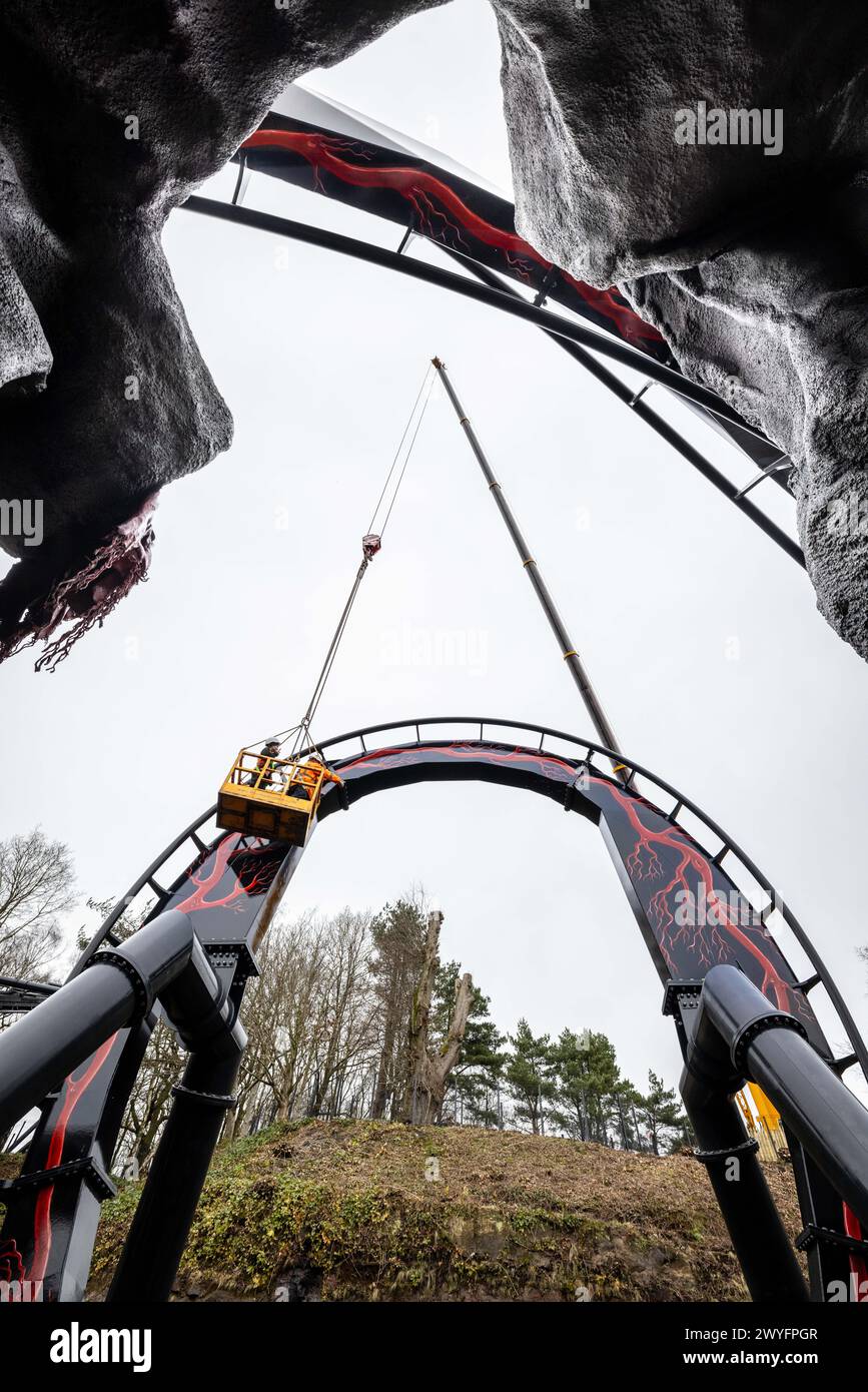 Nemesis, Alton Towers 2024 Stockfoto