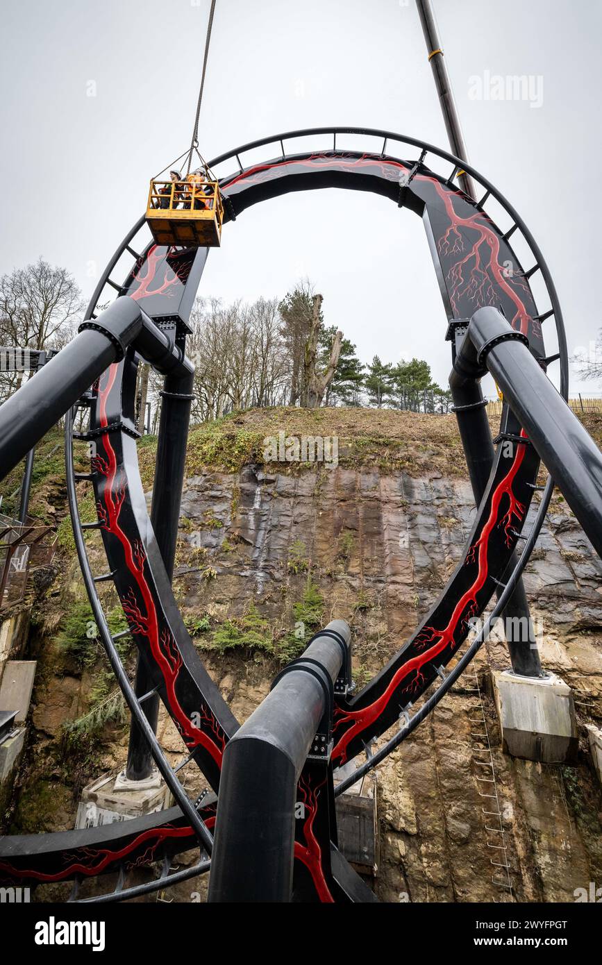 Nemesis, Alton Towers 2024 Stockfoto