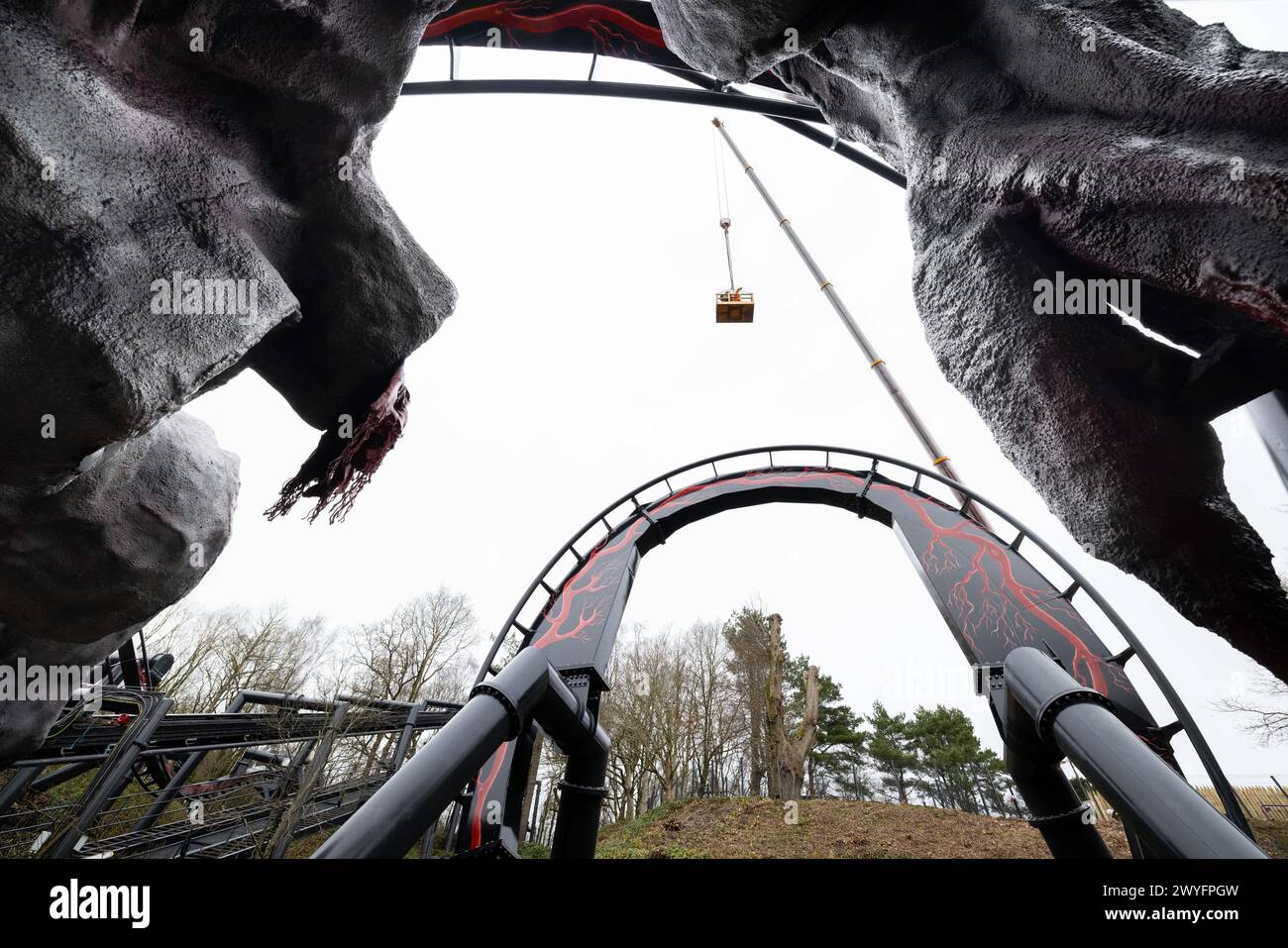 Nemesis, Alton Towers 2024 Stockfoto