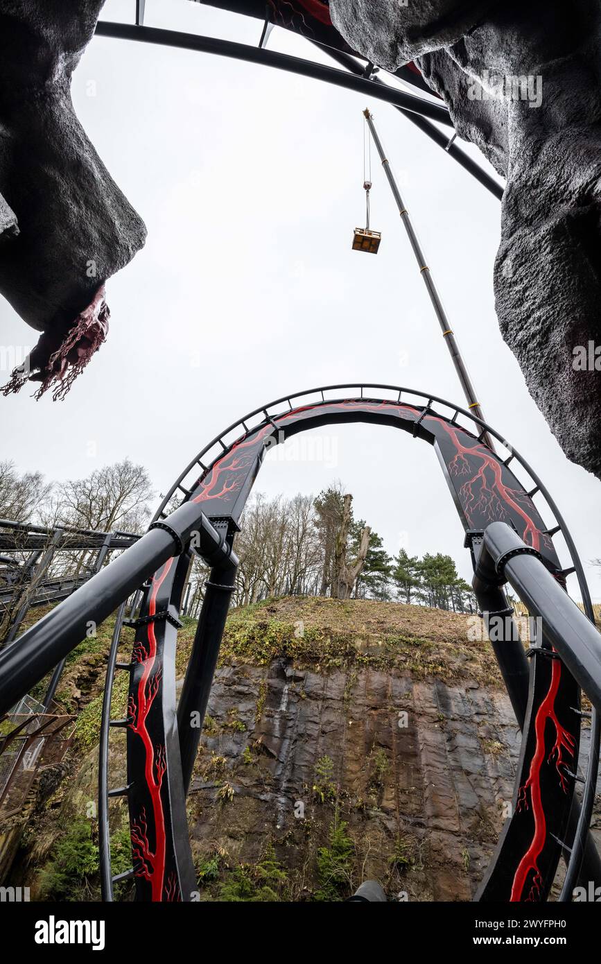 Nemesis, Alton Towers 2024 Stockfoto