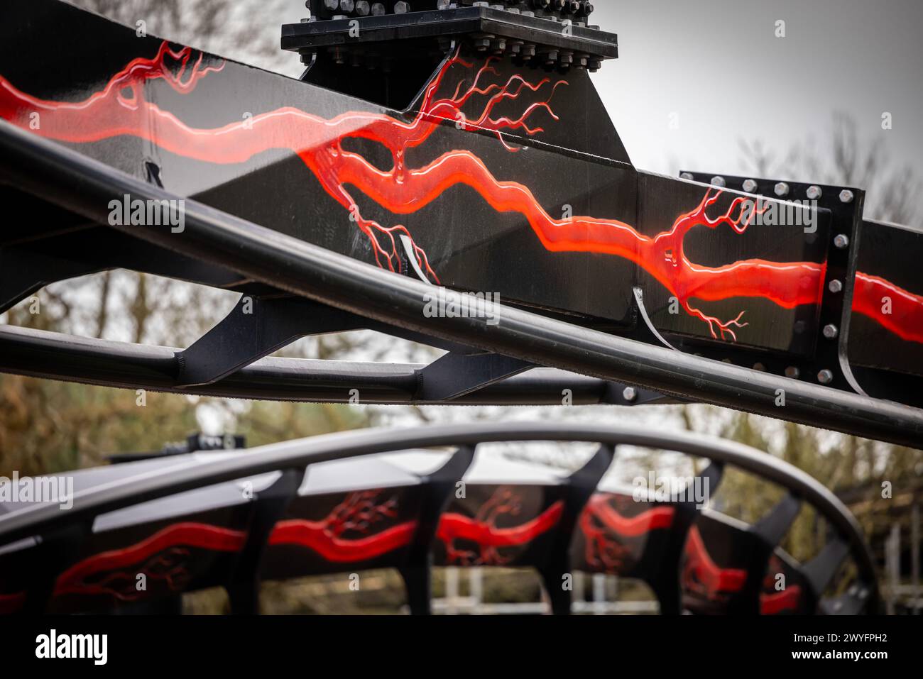 Nemesis, Alton Towers 2024 Stockfoto