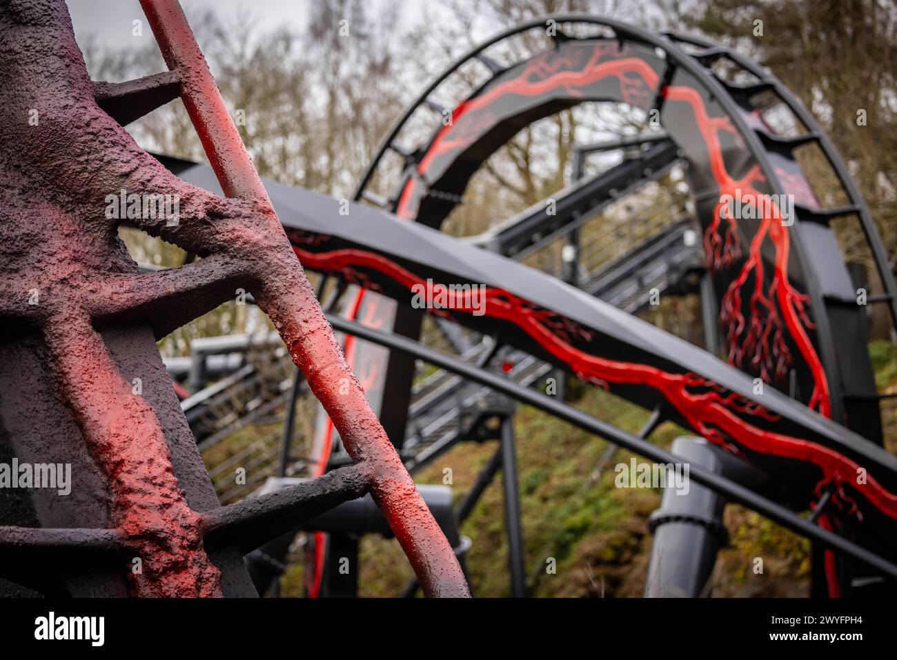 Nemesis, Alton Towers 2024 Stockfoto