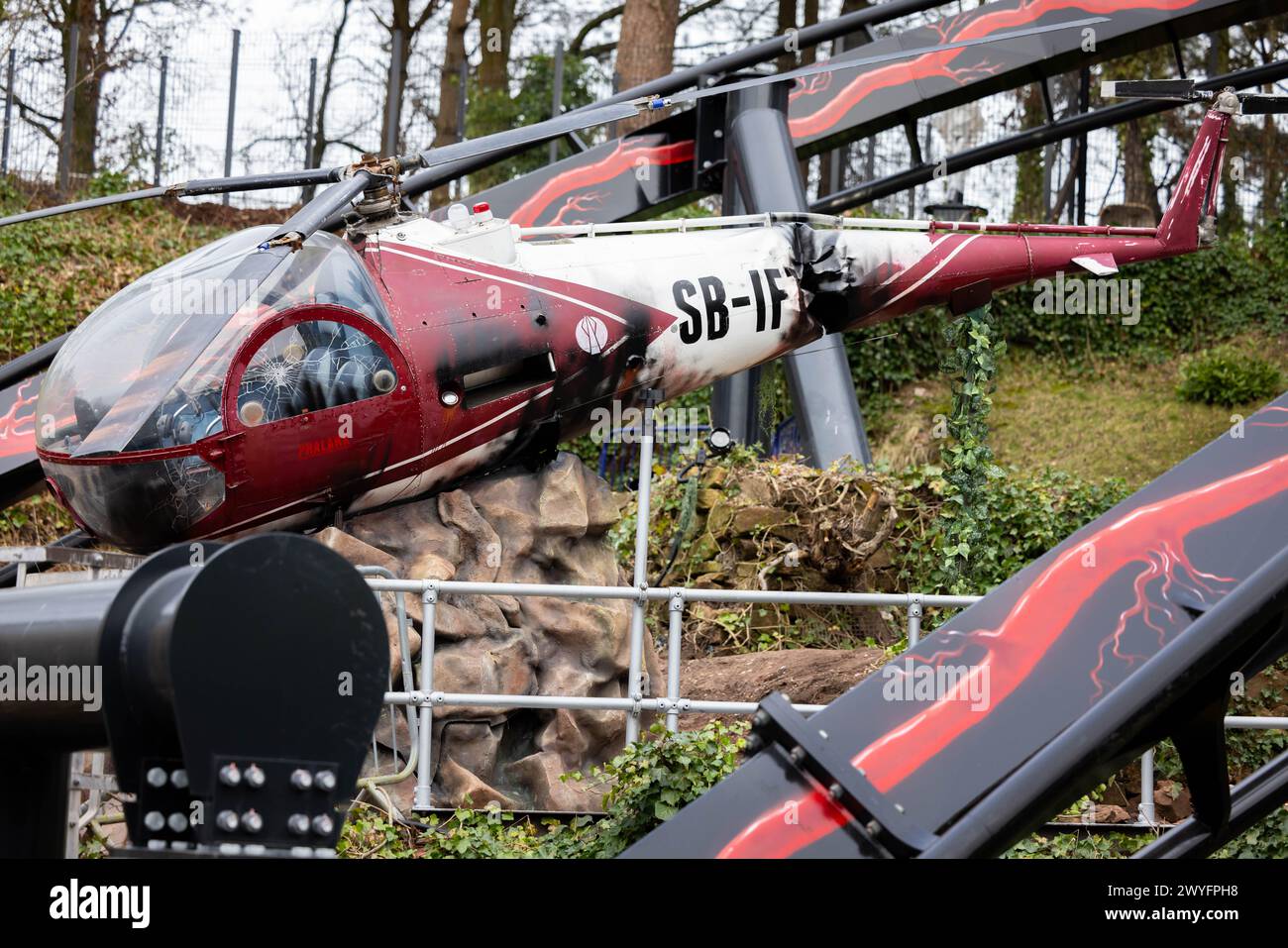 Nemesis, Alton Towers 2024 Stockfoto