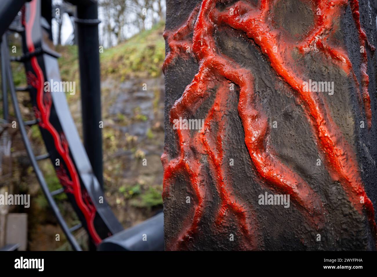 Nemesis, Alton Towers 2024 Stockfoto