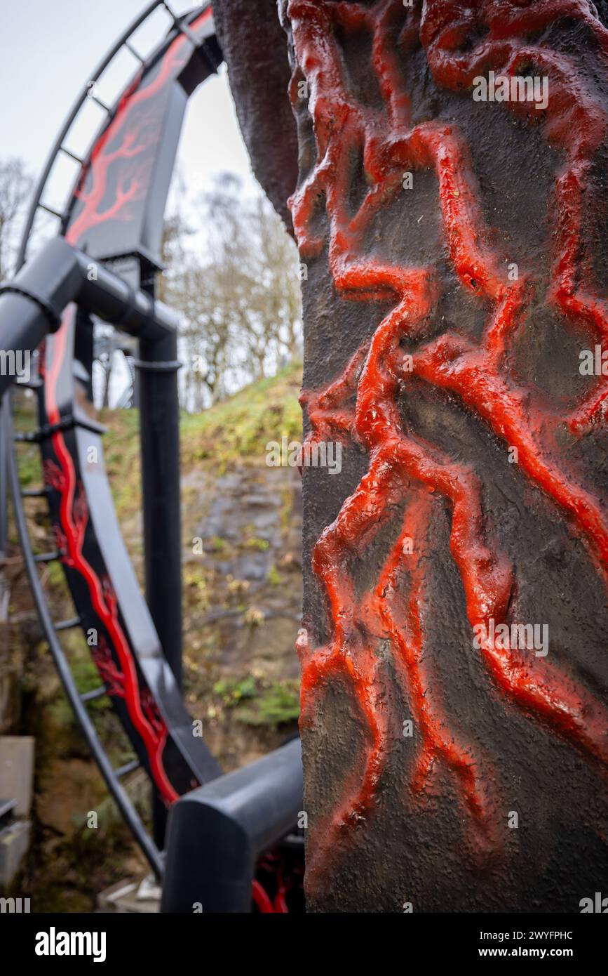 Nemesis, Alton Towers 2024 Stockfoto