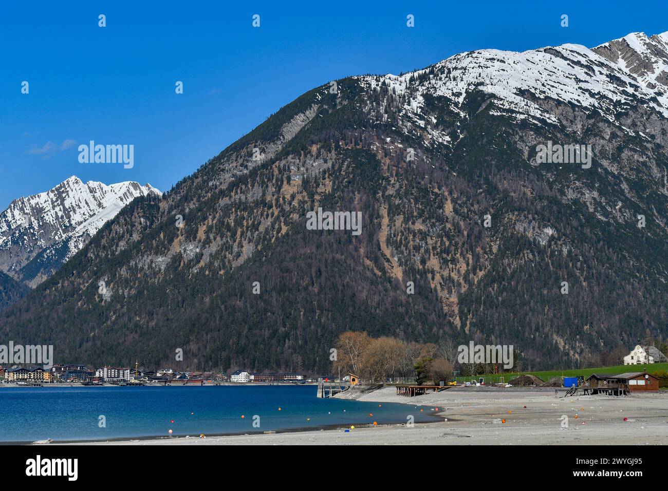Berge und See in Tirol, Österreich, Europa Stockfoto