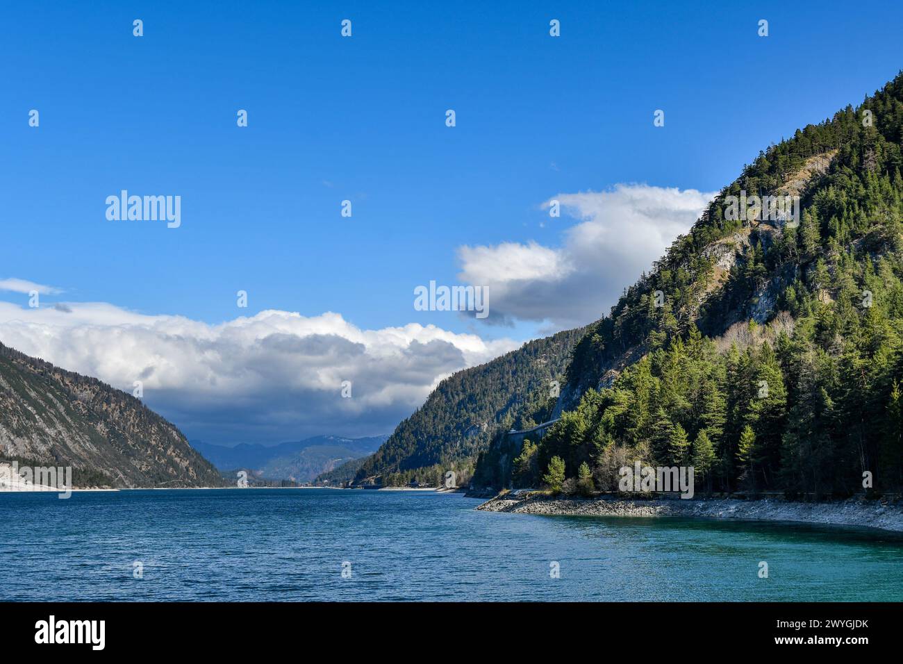Berge und See in Tirol, Österreich, Europa Stockfoto
