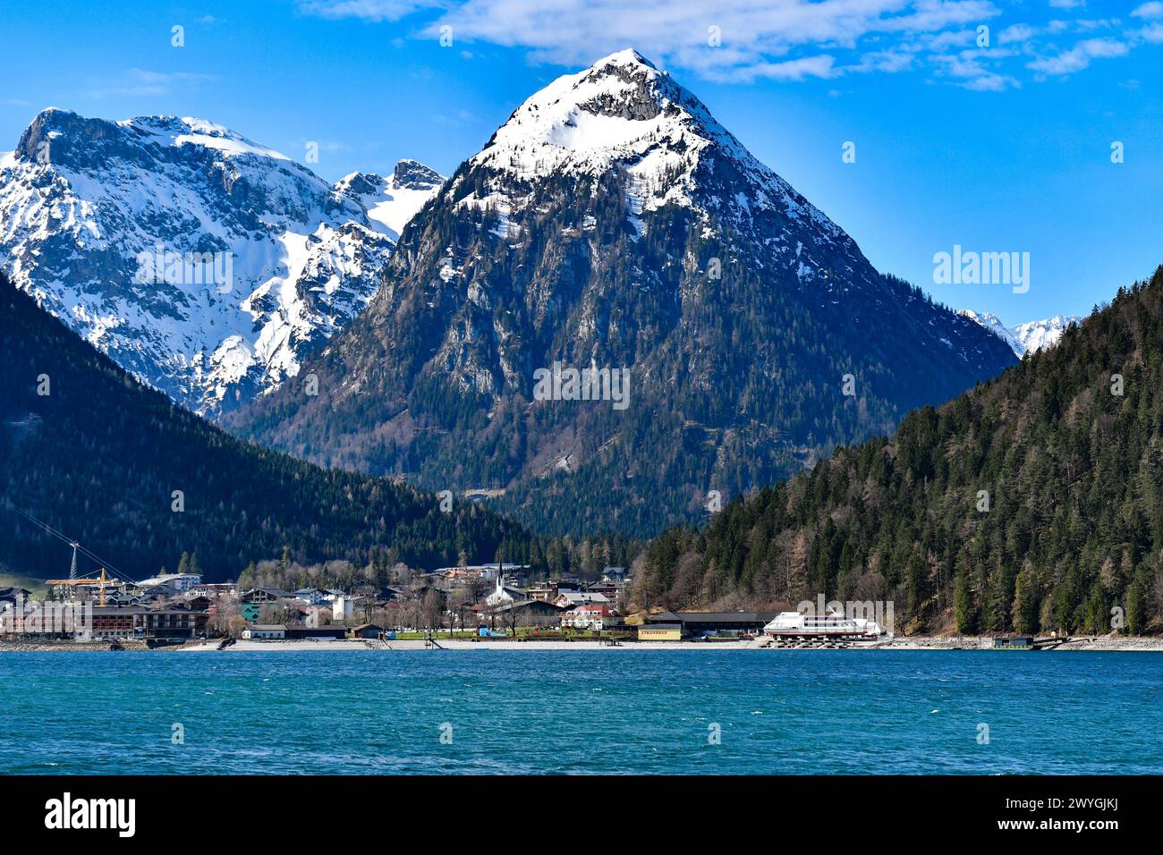 Berge und See in Tirol, Österreich, Europa Stockfoto