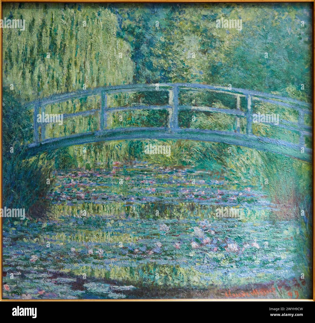 "Le Bassin aux nymphéas, harmonie verte", 1899, Claude Monet (1840-1926), Musée d'Orsay, Paris, Frankreich, Europa. Stockfoto