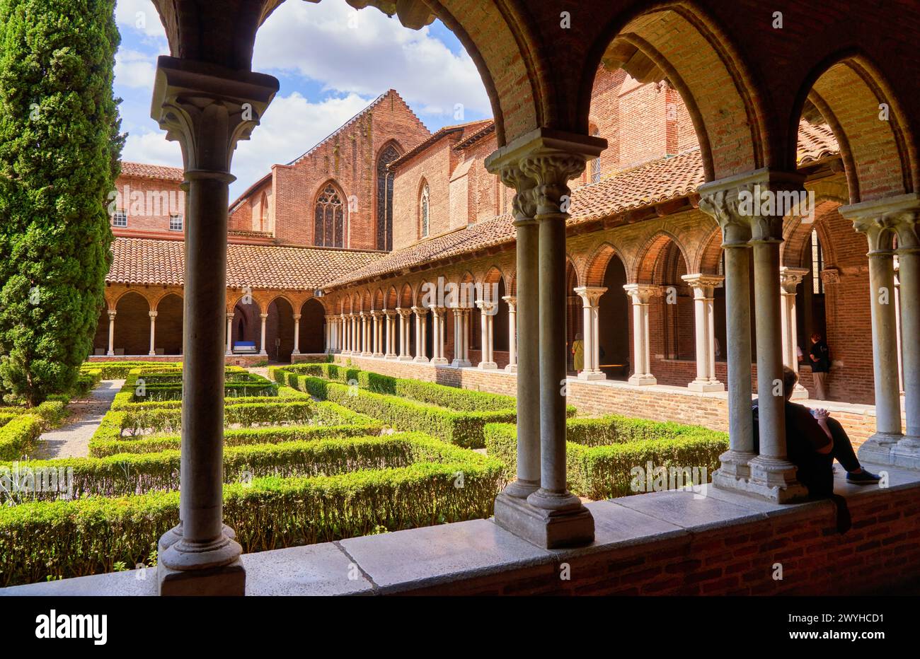 Couvent des Jacobins, Toulouse, Haute-Garonne, Occitanie, Frankreich, Europa. Stockfoto