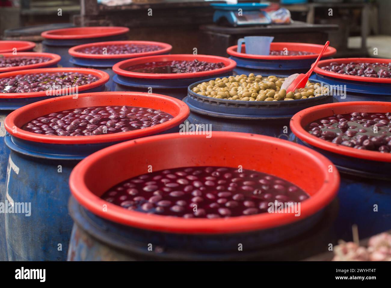 Szenen vom Belen Markt in der Amazonas-Dschungelstadt Iquitos, wo der Rio Itaya auf den Rio Amazonas trifft Stockfoto