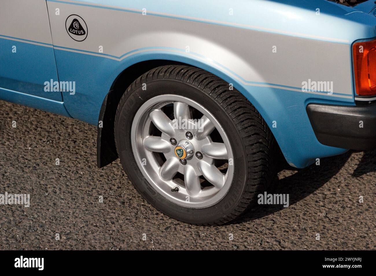 Talbot Sunbeam Lotus. Super Car Sonntag. Shackletons Garden Centre. Stockfoto