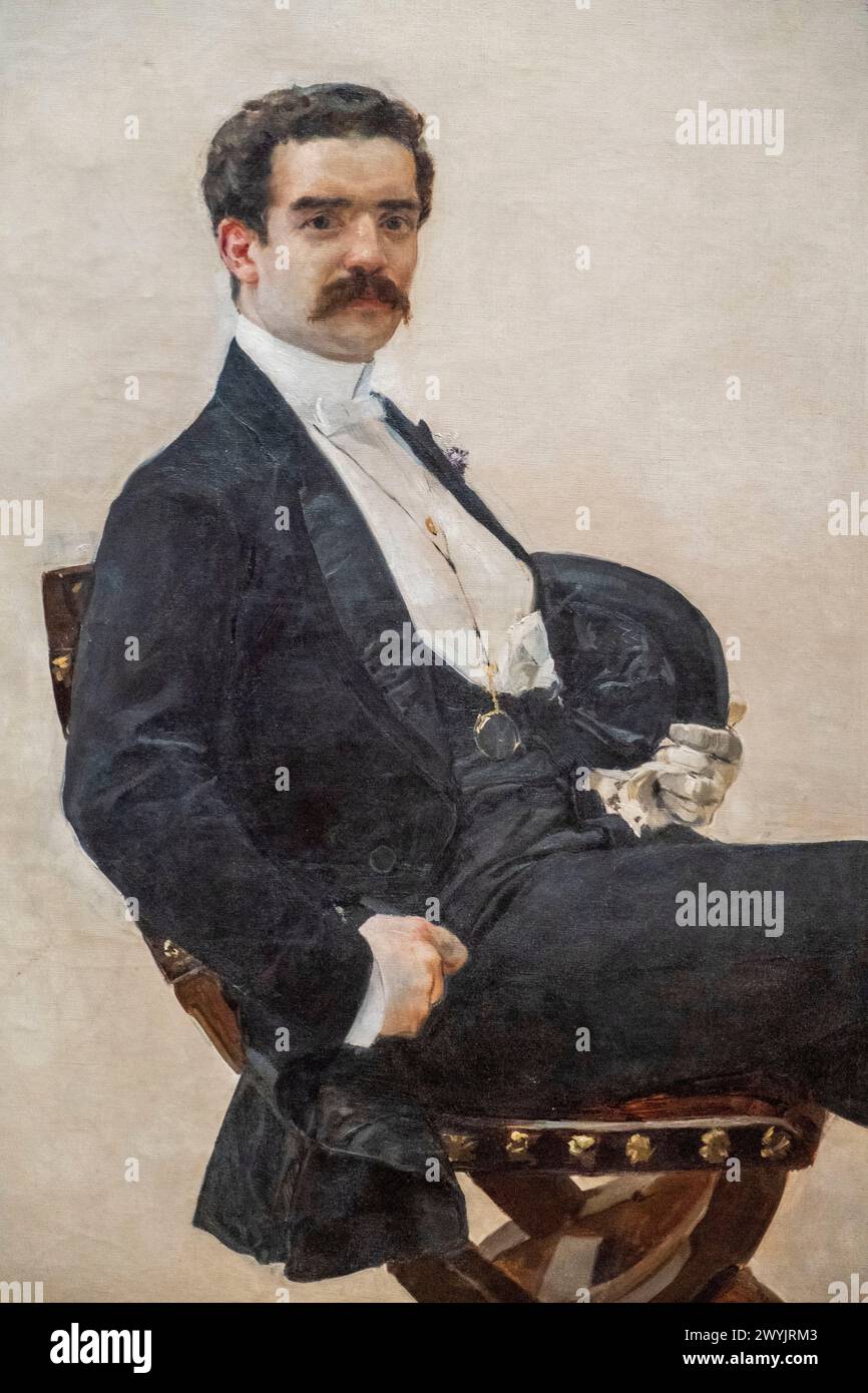 Spanien, Madrid, Sorolla Museum (Hauswerkstatt des Malers) Juan Antonio Garcia del Castillo (1887), Schwager von Sorolla Stockfoto