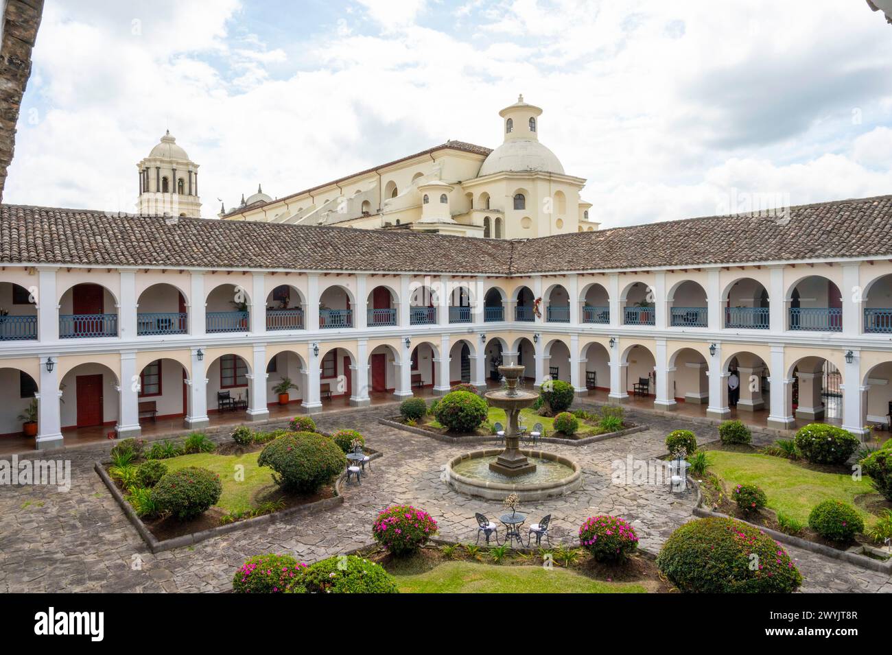 Kolumbien, Cauca-Viertel, historisches Viertel, dann Monasterio Hotel Stockfoto