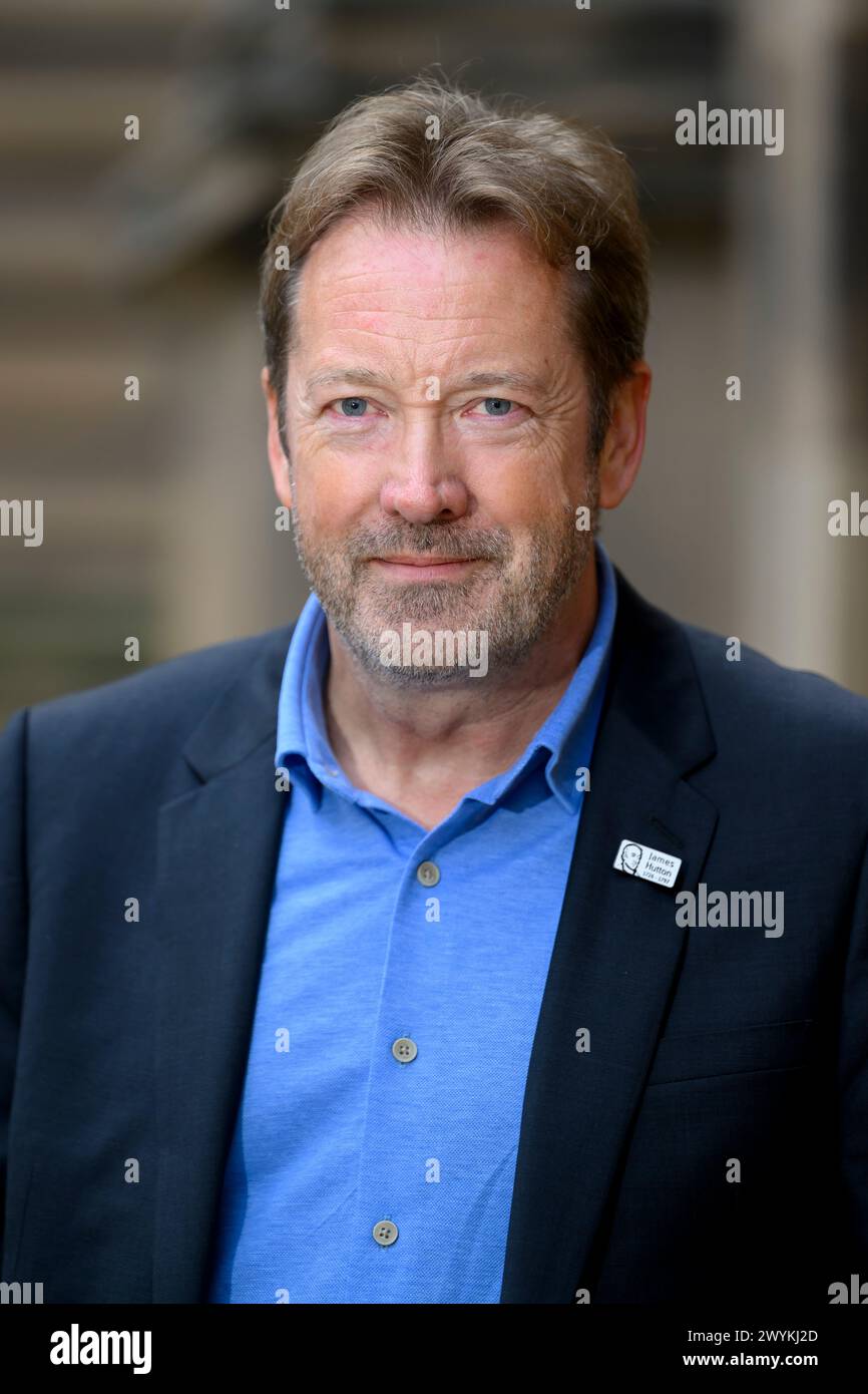 Die 44. TB MacAulay Lecture, James Hutton, McEwan Hall, Edinburgh, stellte im Bild dar: Professer Colin Campbell, James Hutton Institute Stockfoto