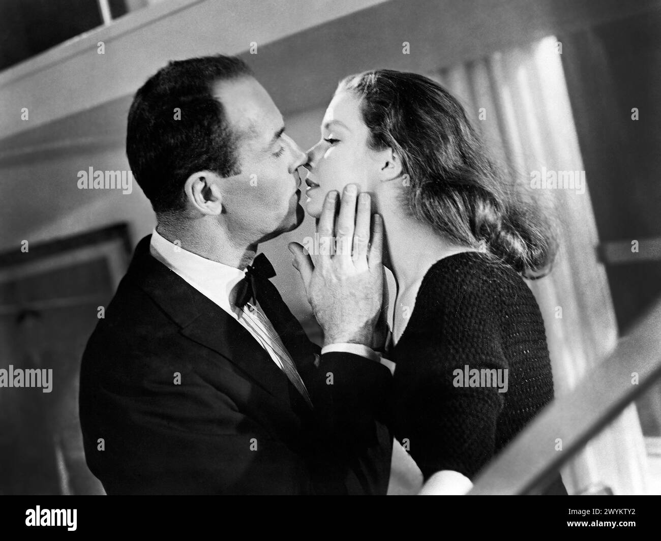 Henry Fonda, Susan Strasberg, am Set des Films „Stage Struck“, RKO Radio Pictures, 1958 Stockfoto