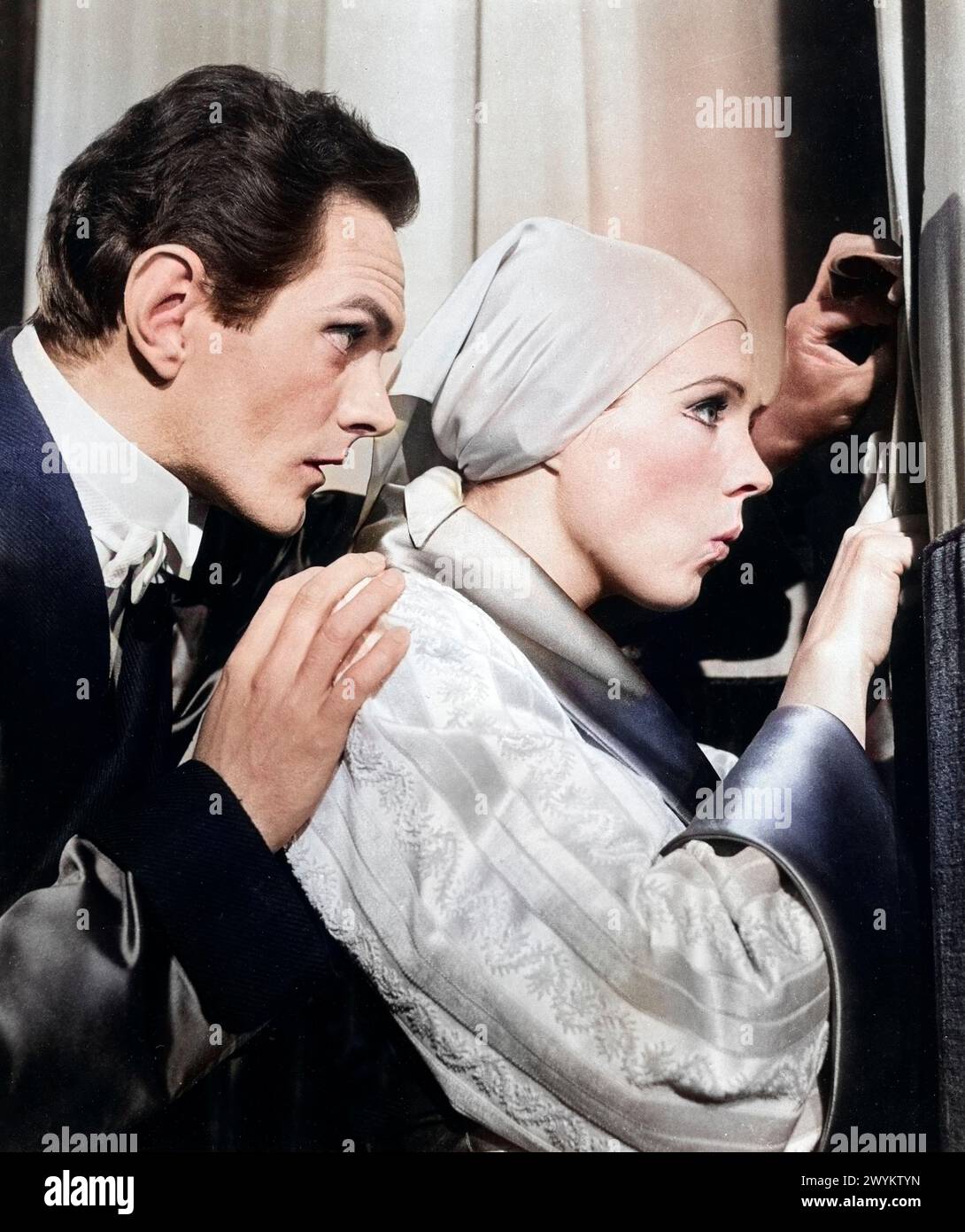 Garrett Lewis, Julie Andrews, am Set des Films „Star!“, 20th Century Fox, 1968 Stockfoto