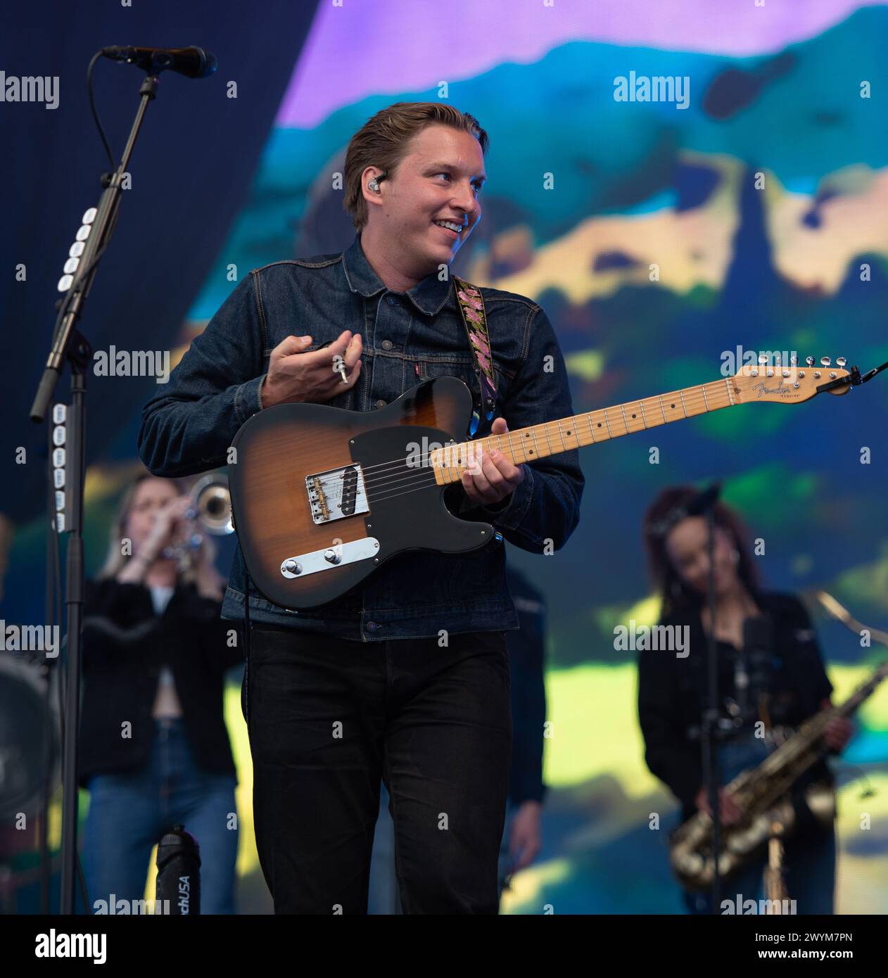 George Ezra beim Isle of Wight Festival 2023 Stockfoto