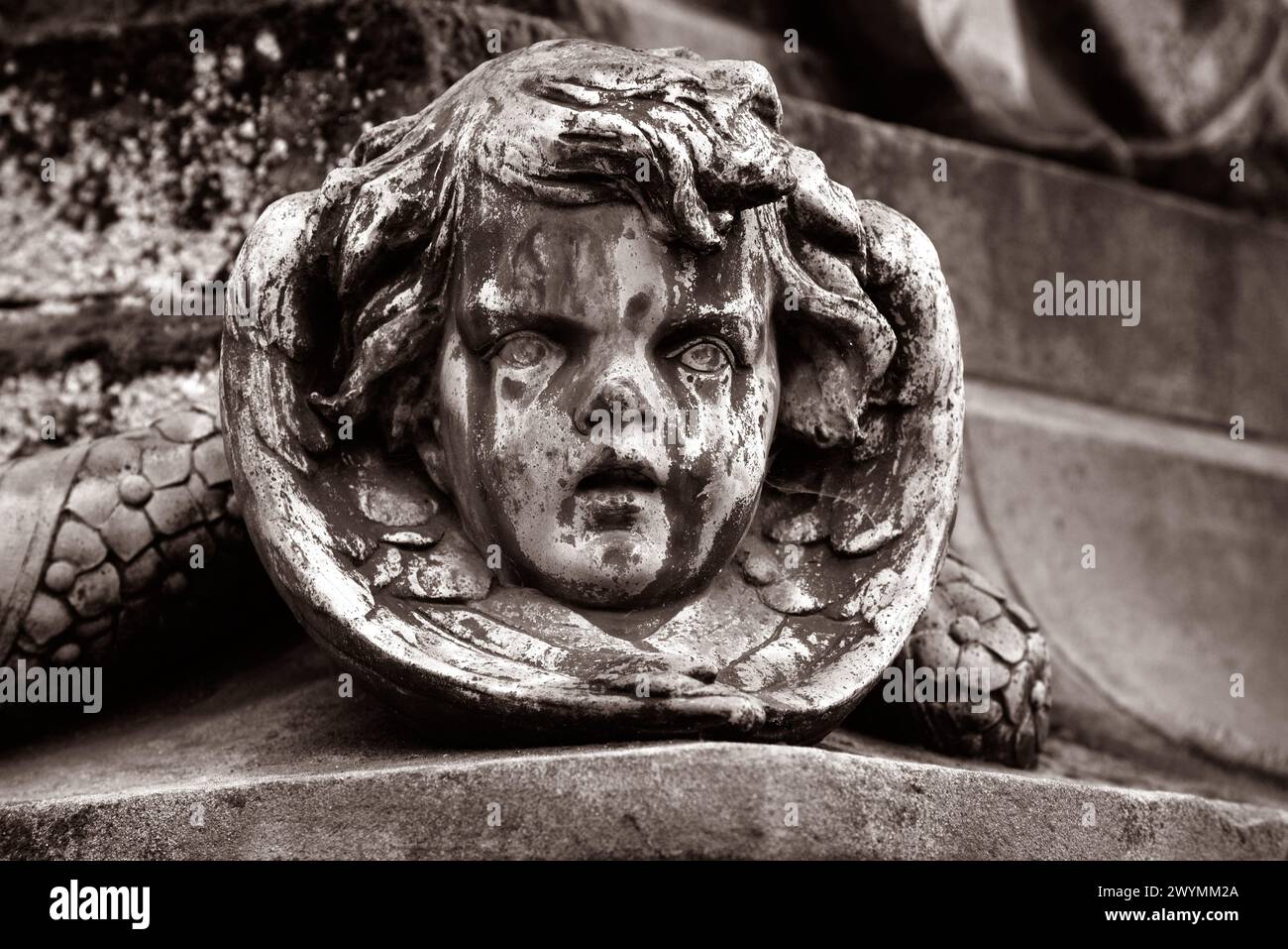 Friedhof Père Lachaise, Paris Stockfoto