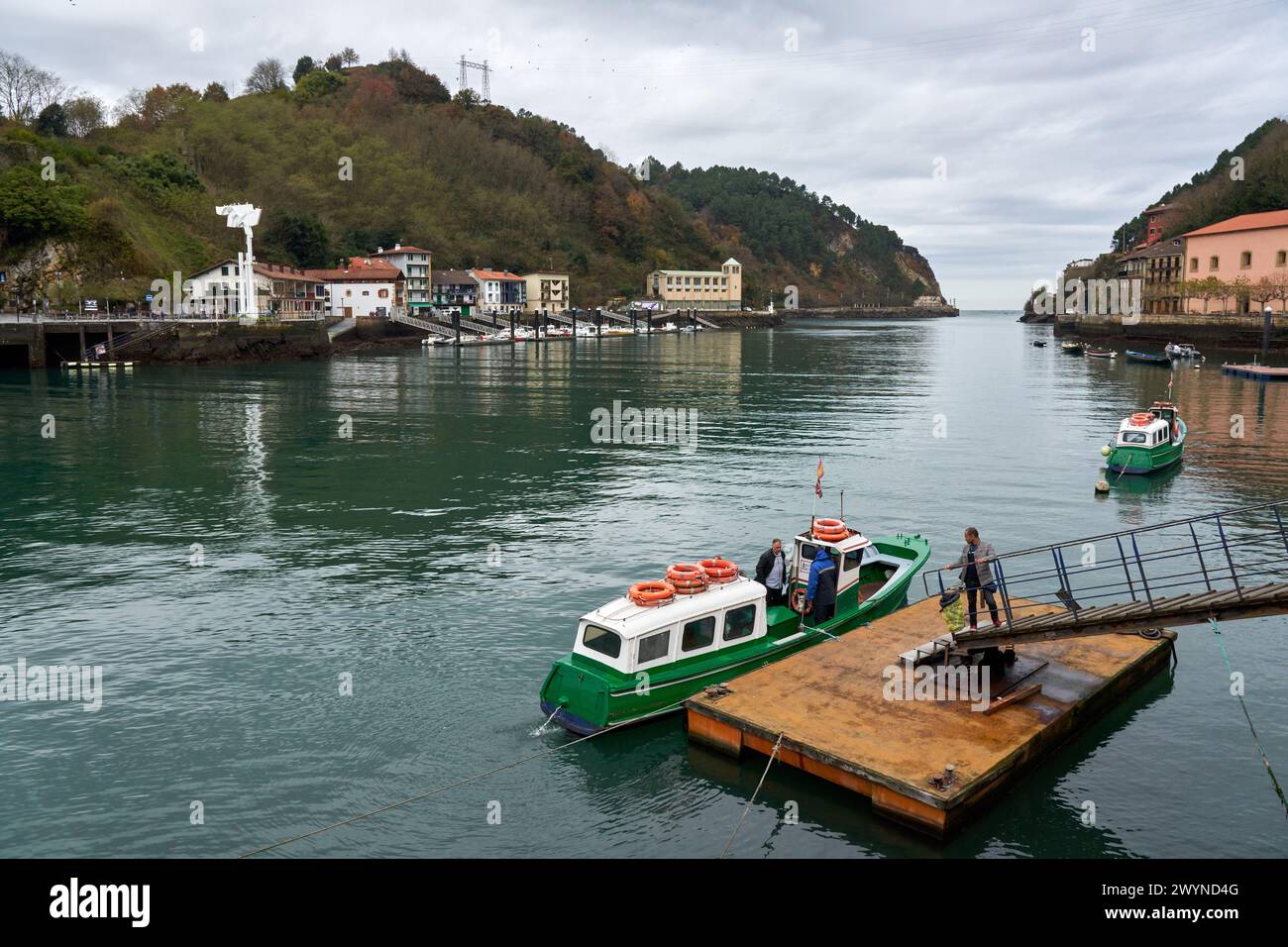 Pasajes de San Juan, Pasai Donibane Pasaia Port, Gipuzkoa, Baskisches Land, Spanien, Europa. Stockfoto