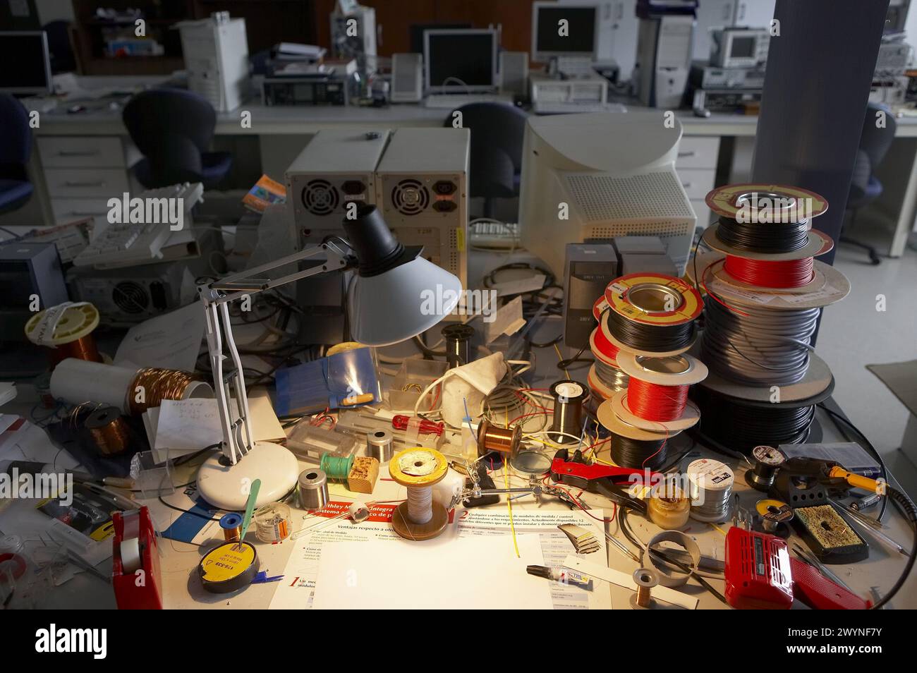 Magnetismus-Forschung, Labor für angewandte Physik, Escuela Universitaria Politécnica, Universidad del Pais Vasco, San Sebastian, Gipuzkoa, Baskenland, Spanien. Stockfoto