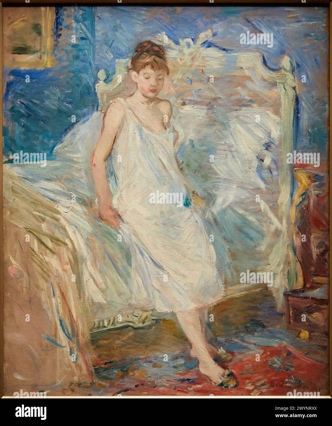 „Le Lever“, 1885-1886, Berthe Morisot (1841-1895). Stockfoto