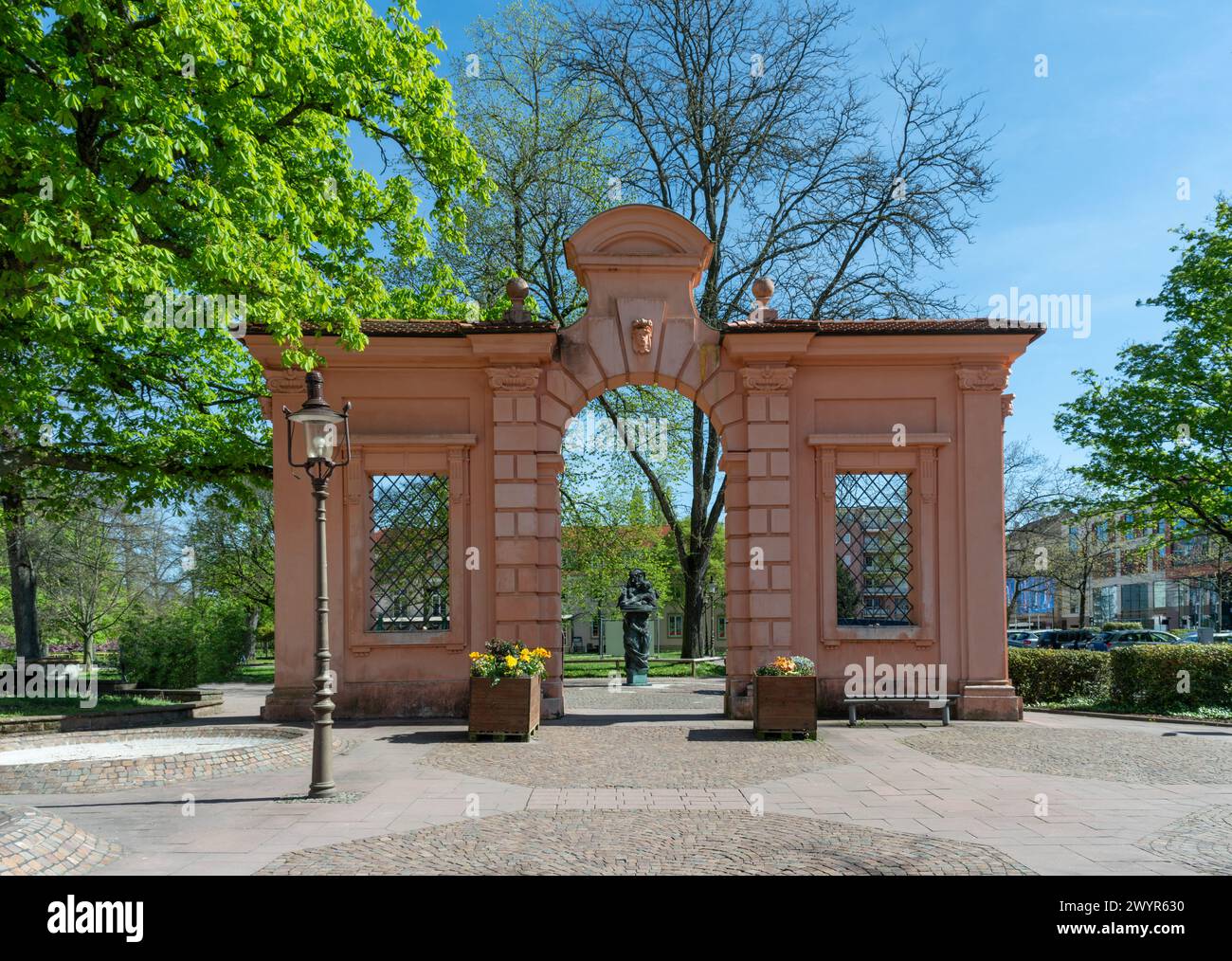 Das Museumstor (auch Rossi-Tor) in Rastatt, Schwarzwald, Baden-Württemberg, Deutschland, Europa Stockfoto