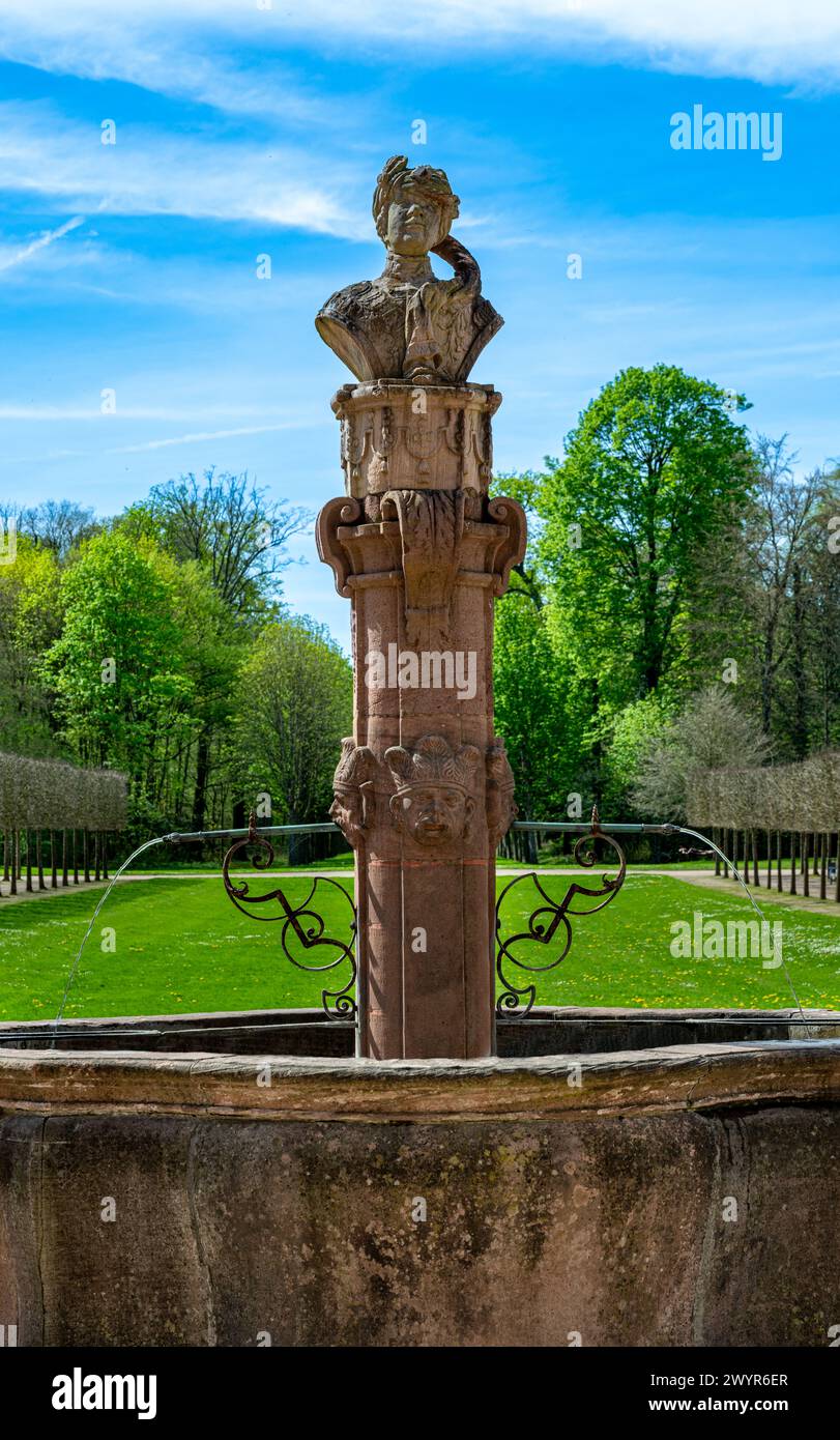 Schloss beliebtes barockes Jagdschloss in der Nähe von Baden Baden. Baden Württemberg, Deutschland Stockfoto