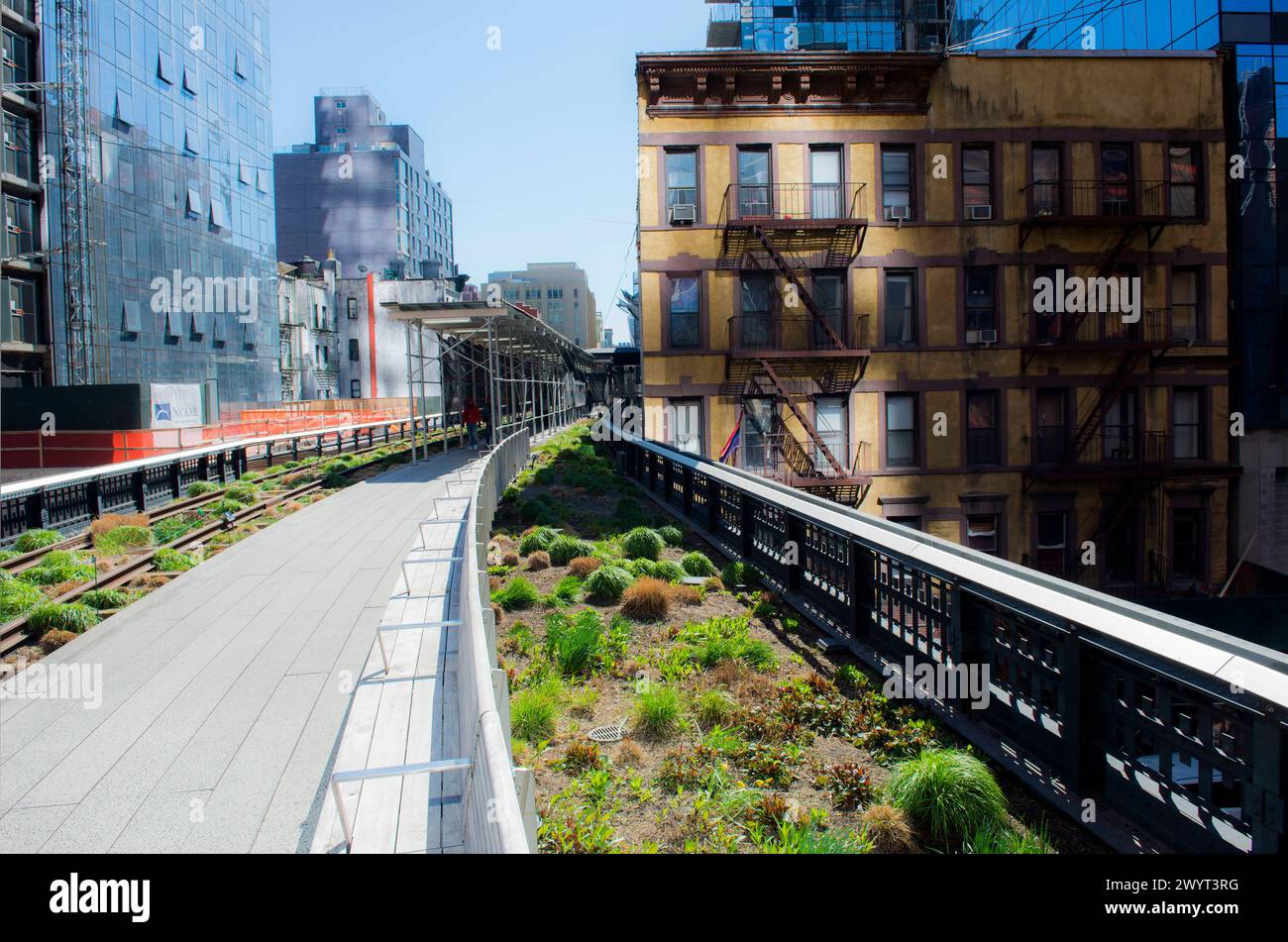 Der Highline City Park New York City, USA. The Highline Citypark, Down Town Manhattan, New York City Highline City Park, Down Town Ma New York Vereinigte Staaten von Amerika Copyright: XGuidoxKoppesxPhotox Stockfoto