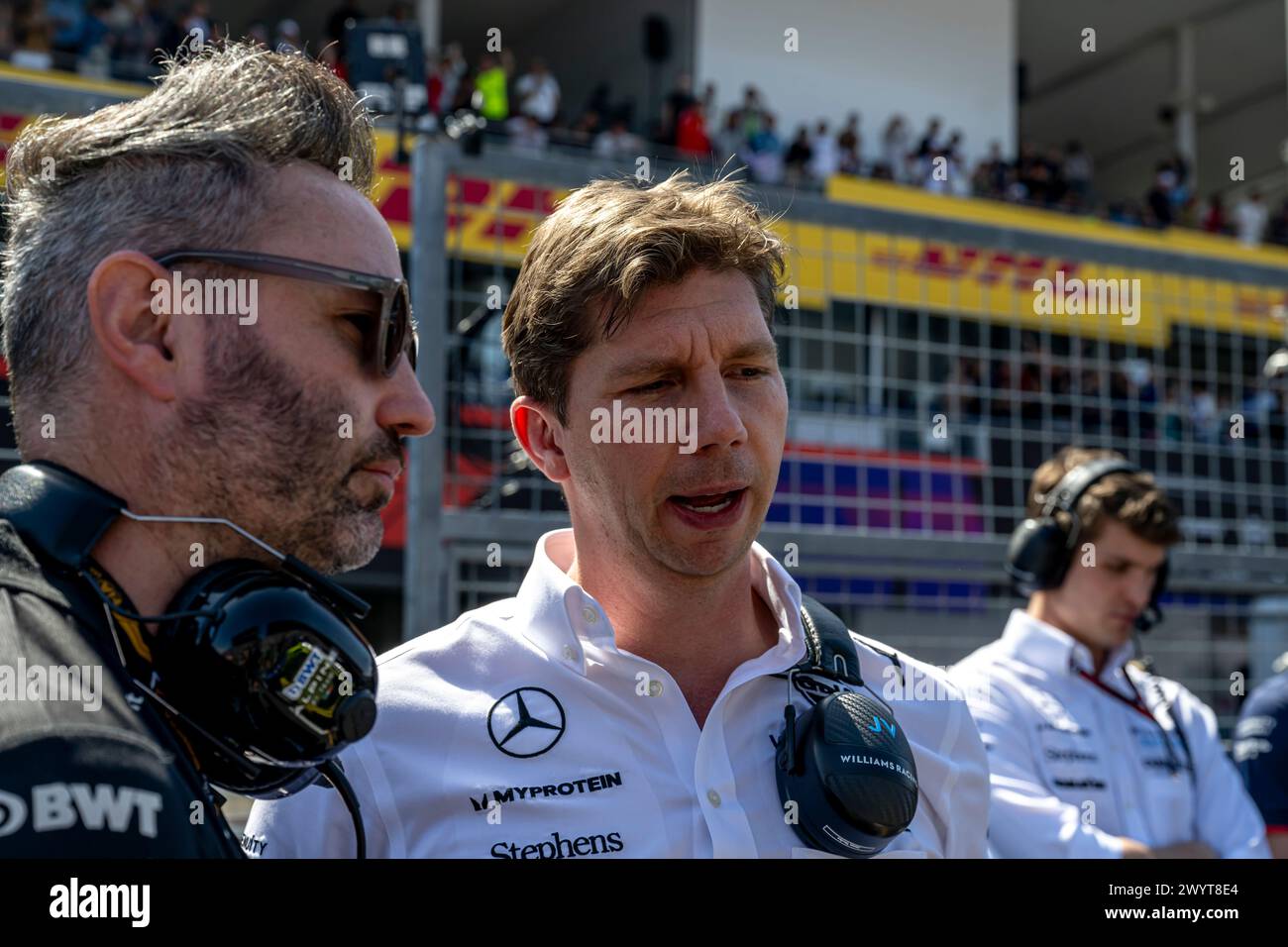 Suzuka, Japan, 7. April, James Vowles aus Großbritannien, tritt für Williams Racing an. Renntag, Runde 04 der Formel-1-Meisterschaft 2024. Quelle: Michael Potts/Alamy Live News Stockfoto