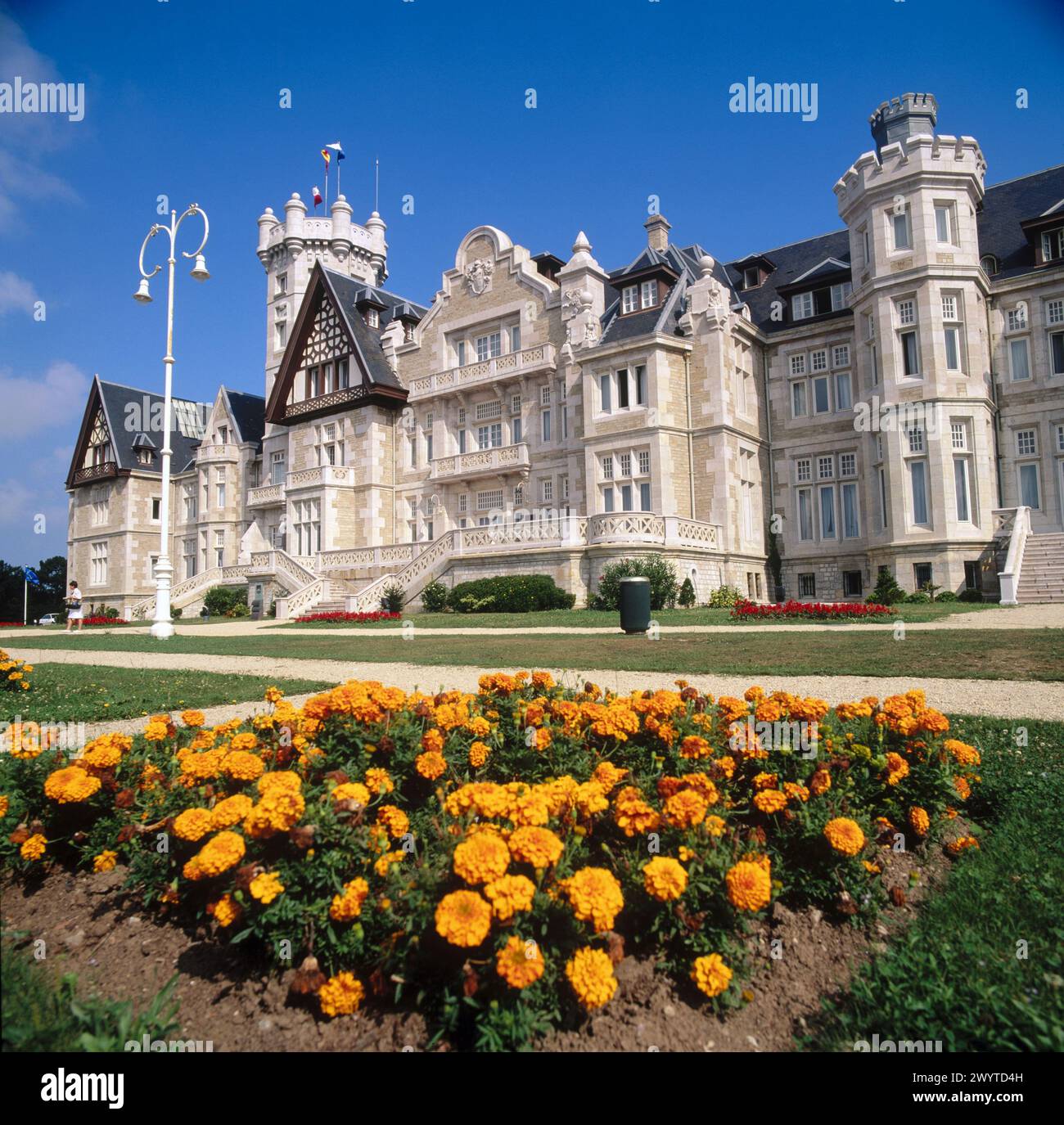 Universidad Internacional Menéndez Pelayo, Palacio de la Magdalena. Santander. Kantabrien, Spanien. Stockfoto