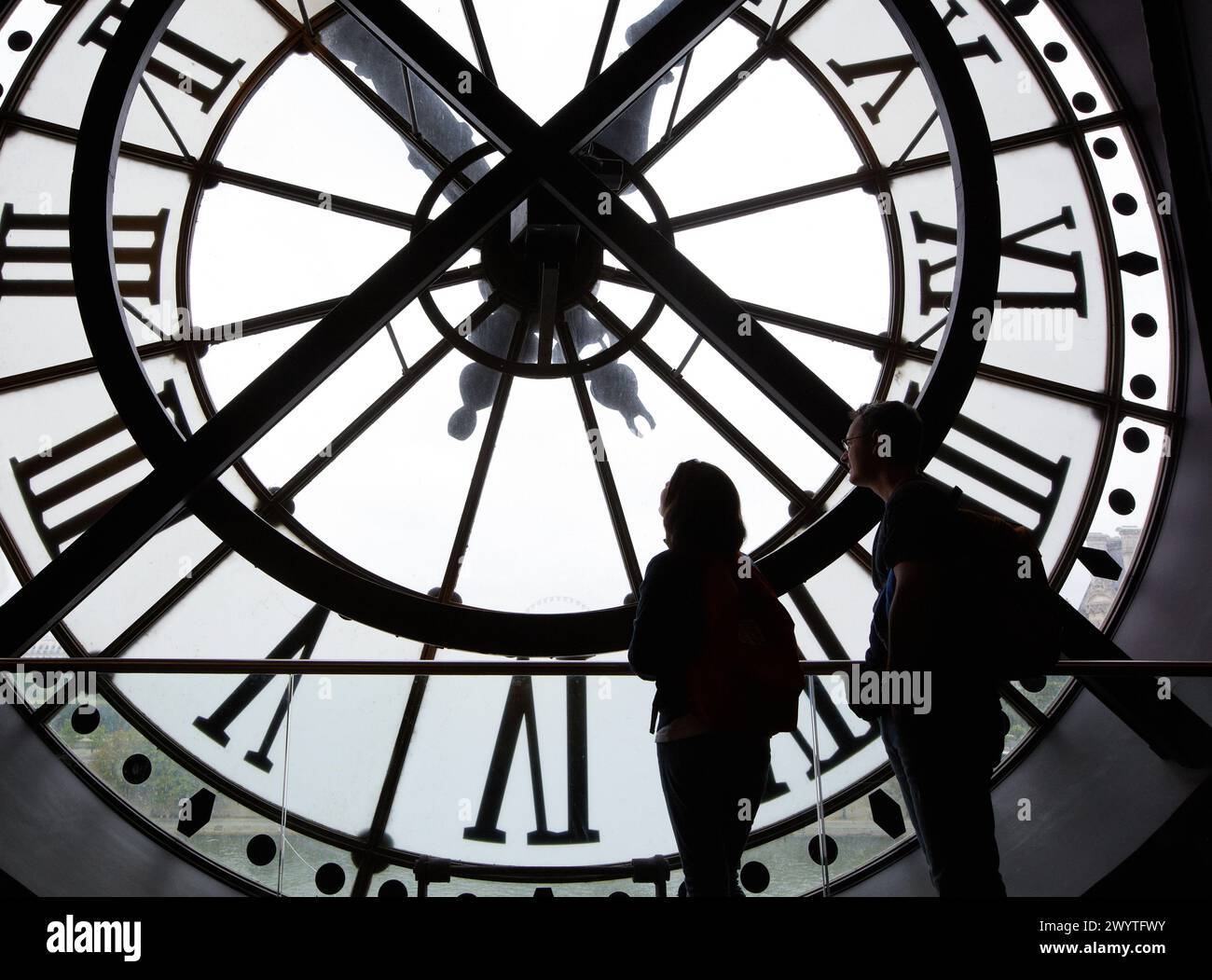 Uhr. Musée d'Orsay. Orsay Museum. Paris. Frankreich. Stockfoto