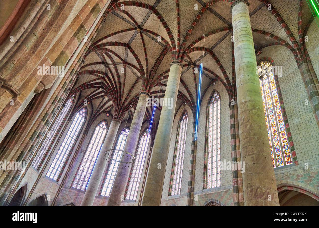 Couvent des Jacobins, Toulouse, Haute-Garonne, Occitanie, Frankreich, Europa. Stockfoto