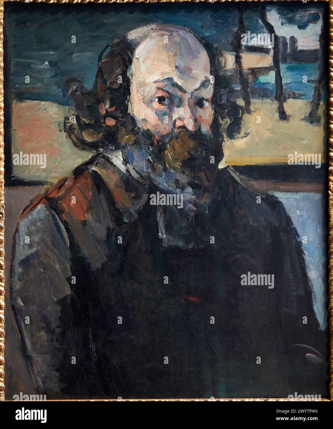 Portrait de l'artiste, 1875, Paul Cézanne, 1839-1906, Musée d'Orsay, Paris, Frankreich, Europa. Stockfoto