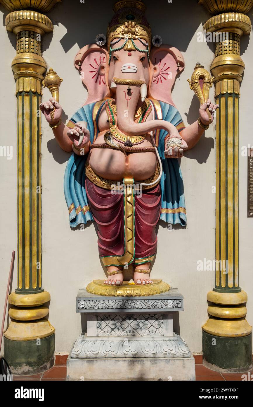 Sri Maha Mariamman Hindu Tempel, George Town, Pulau Pinang, Penang, Malaysia, Asien Stockfoto